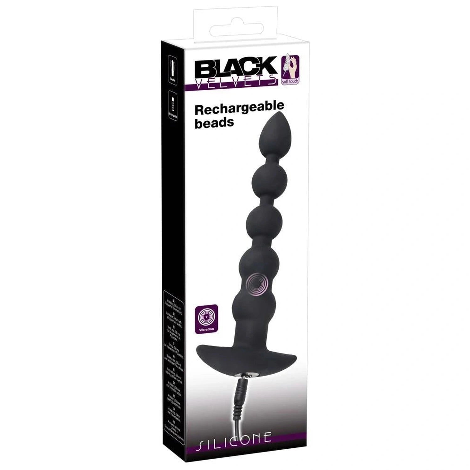Velours noirs rechargeables Bea