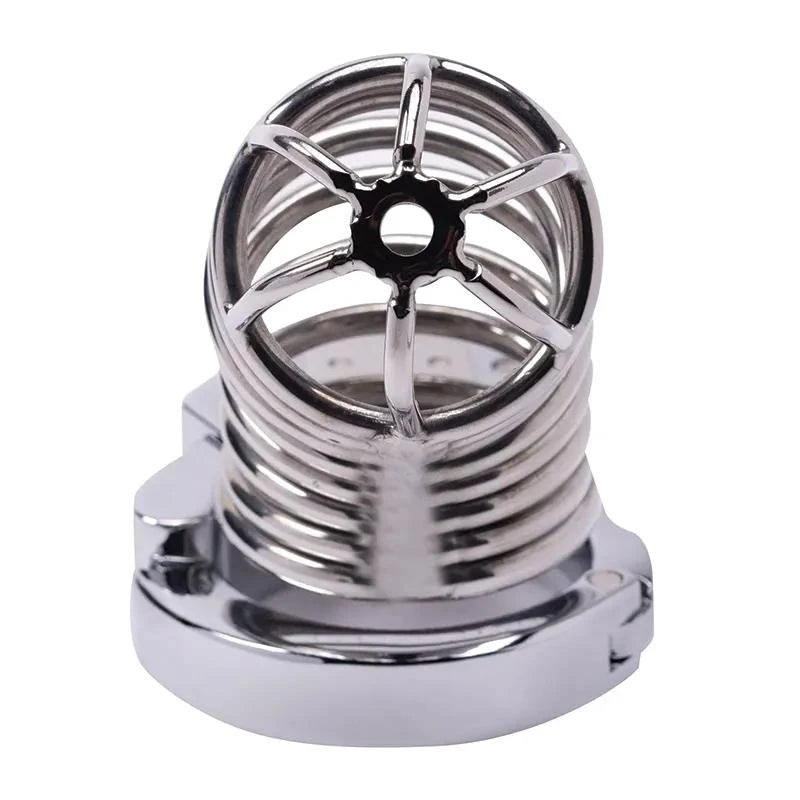 Stainless Steel Penis Cage 1 with Advanced Locking Mechanism