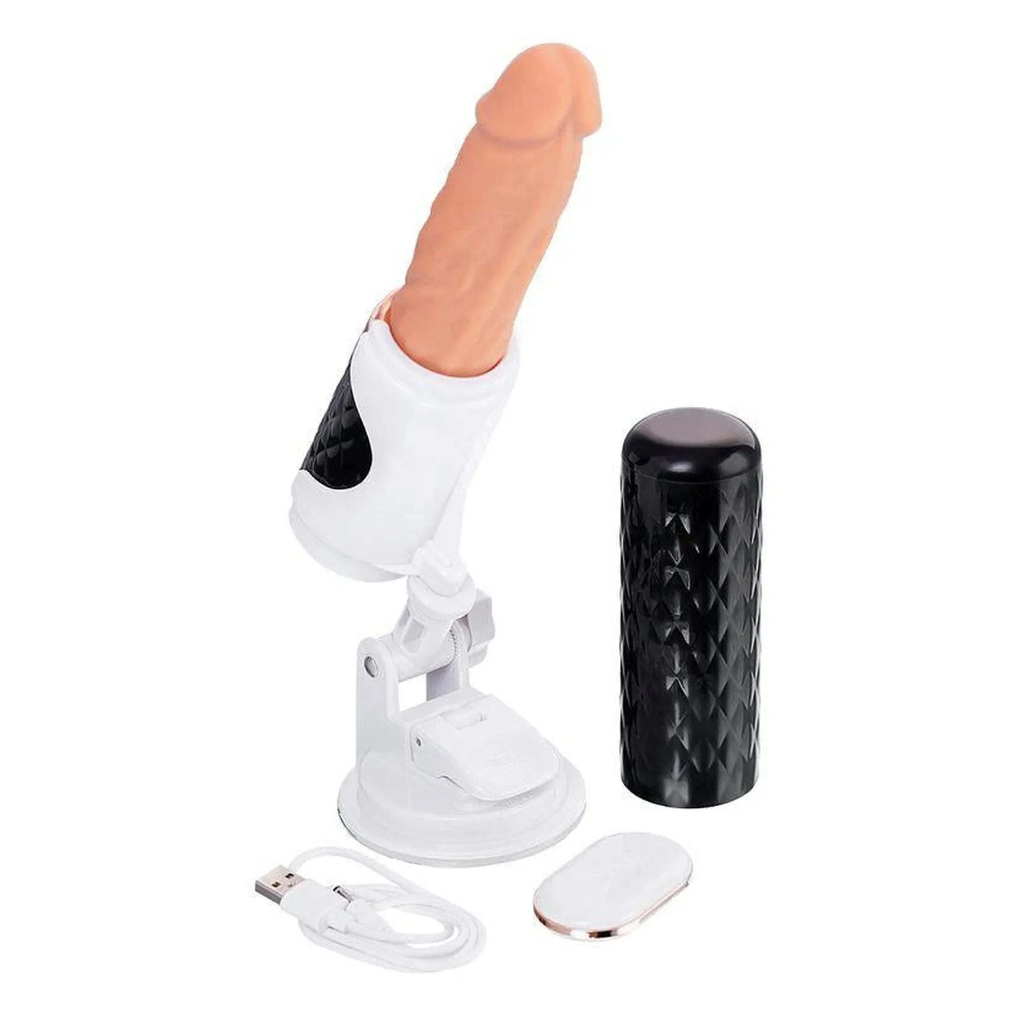 Sex machine Sekster, MotorLovers, ABS, black, 29 cm