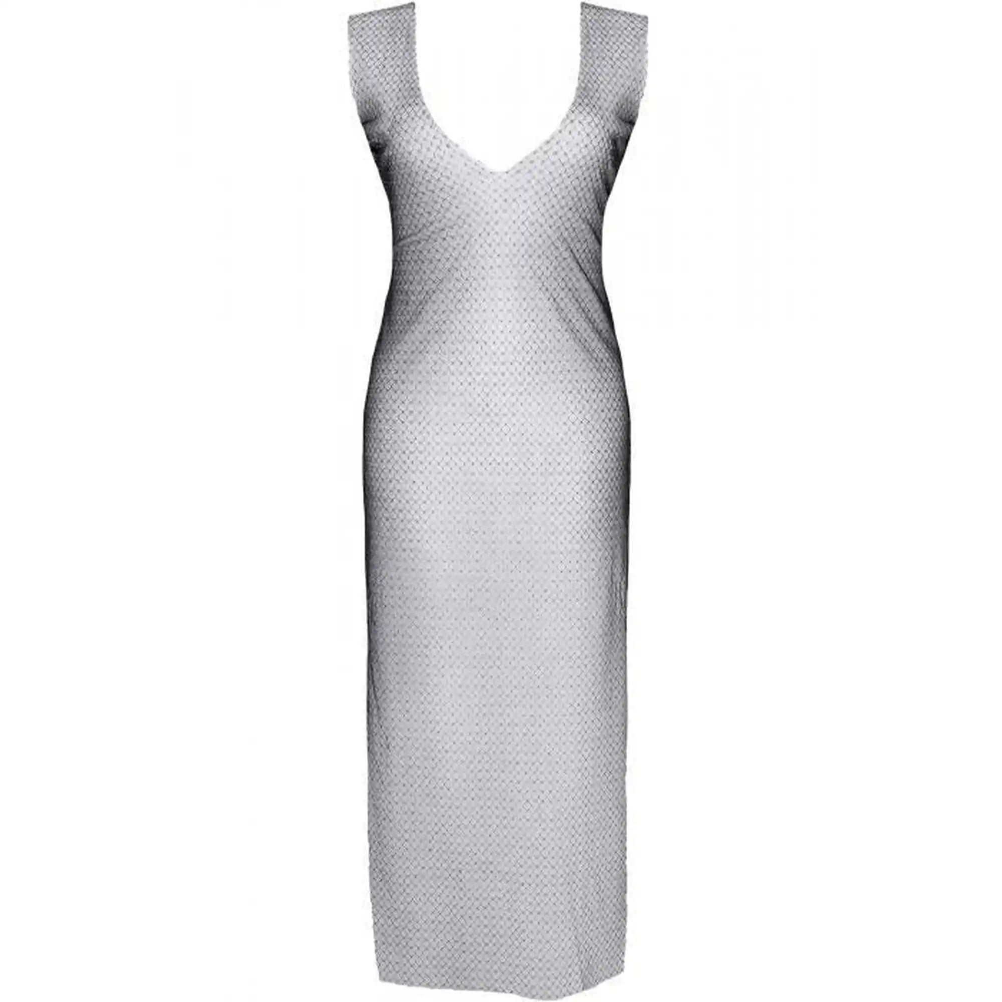 Full body lingerie dress XXL - Silver Touch