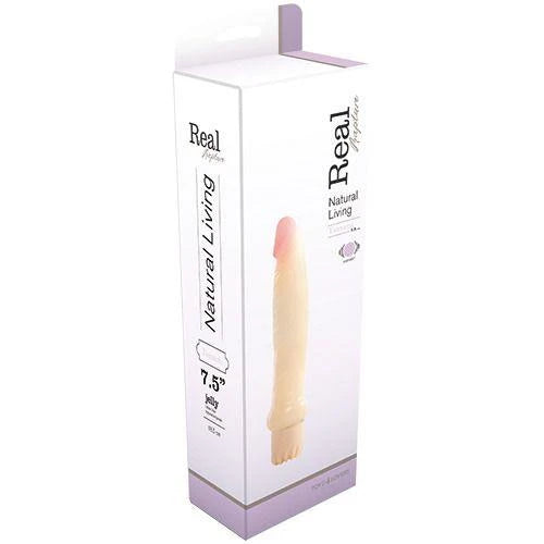 Vibrator-REALISTIC VIBRATOR REAL RAPTURE TSUNAMI JELLY FLESH 7.5"