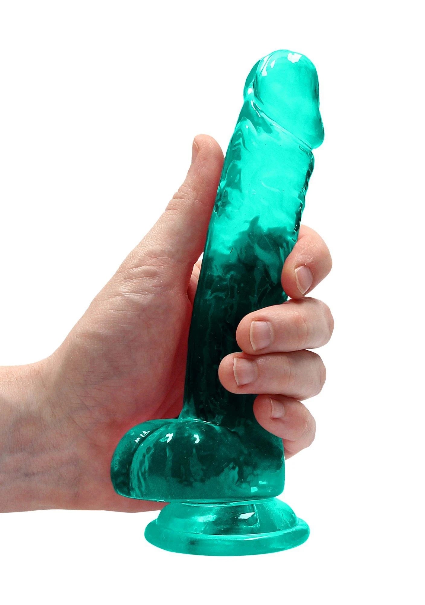 Realistic Dildo with Balls - 7 / 17 cm