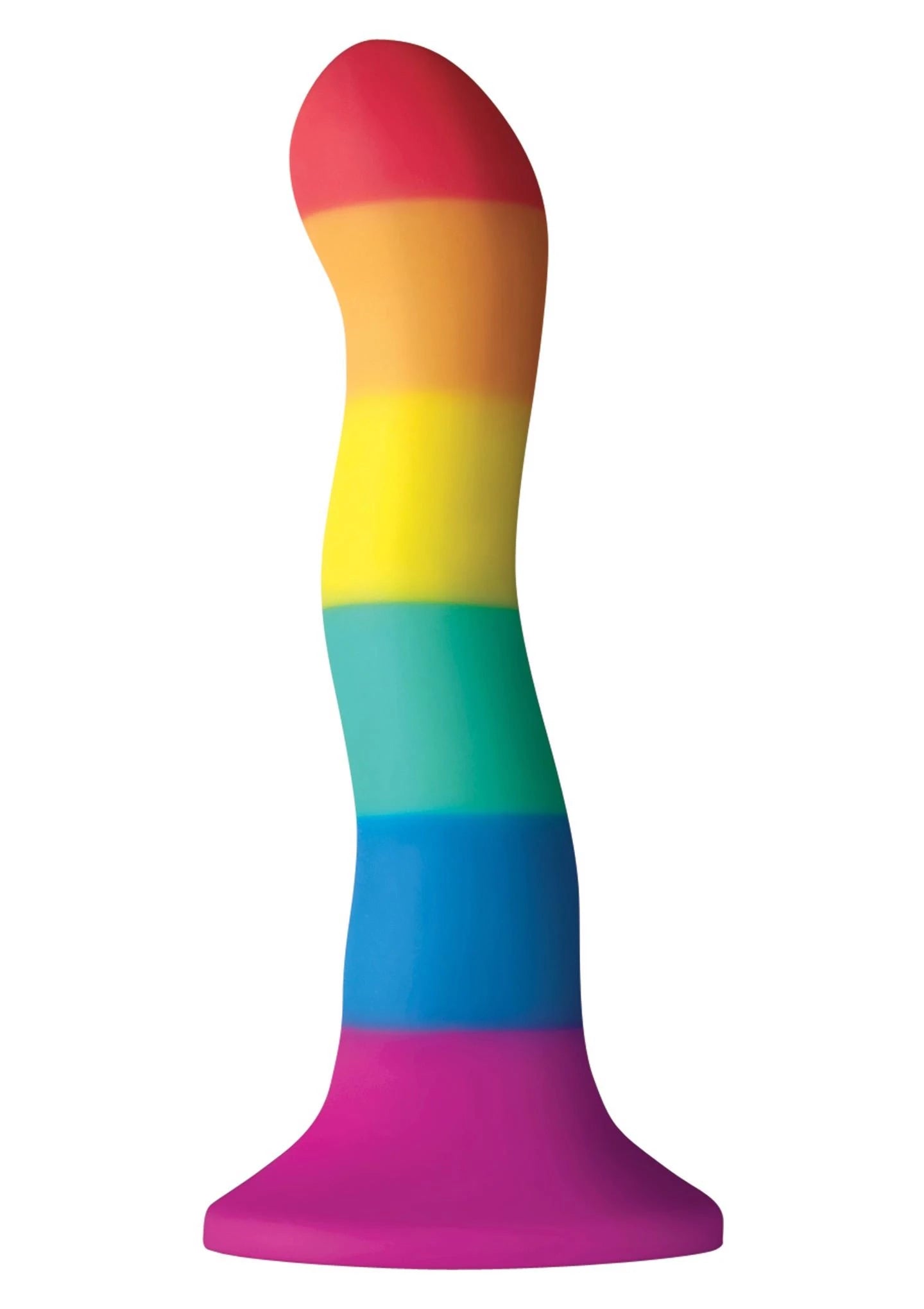 Gode ceinture édition Pride 6 pouces multicolore