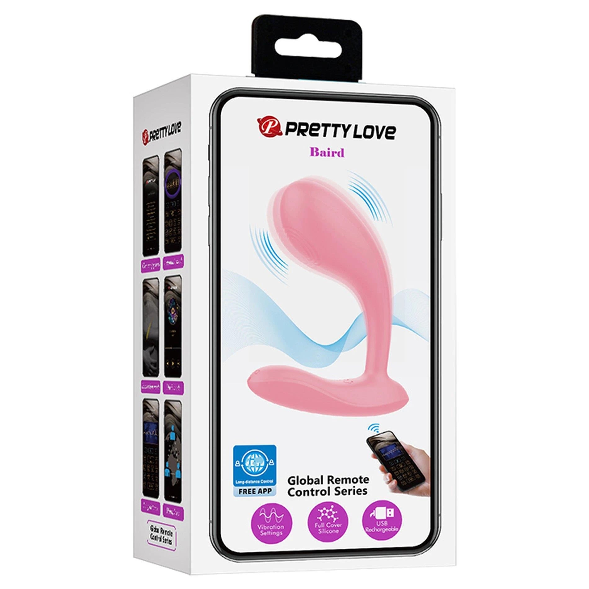 PRETTY LOVE - Baird, 12 fonctions de vibration, APP mobile, contrôle à distance