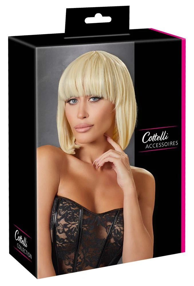 Perruque carrée, blonde