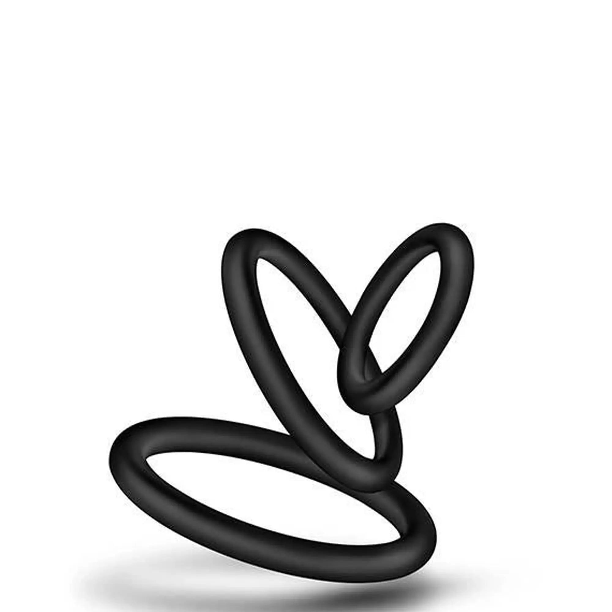 PERFORMANCE VS4 COCK RING SET NOIR