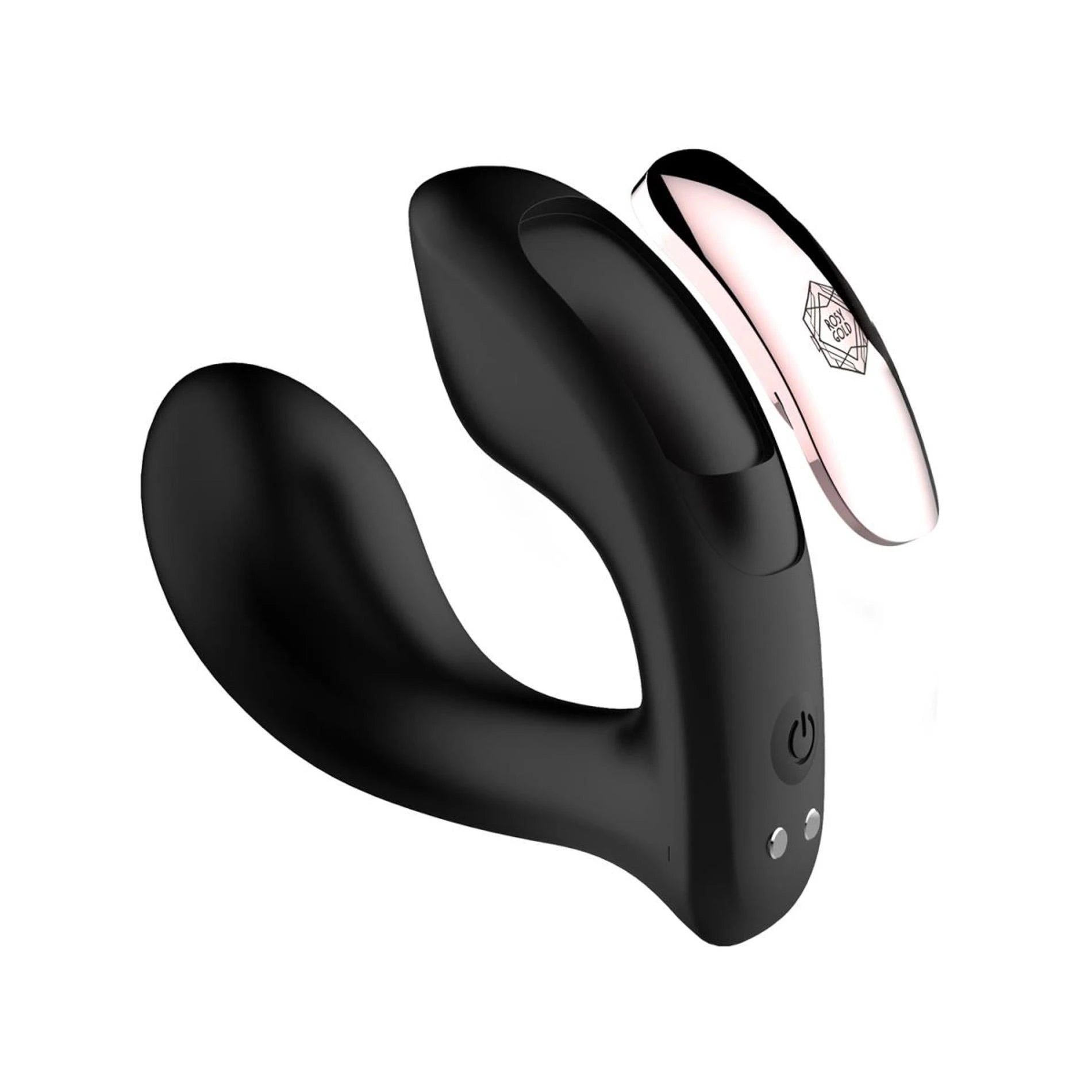 Rosy Gold – Wearable Vibrator with Luxury Charging Case – Black
