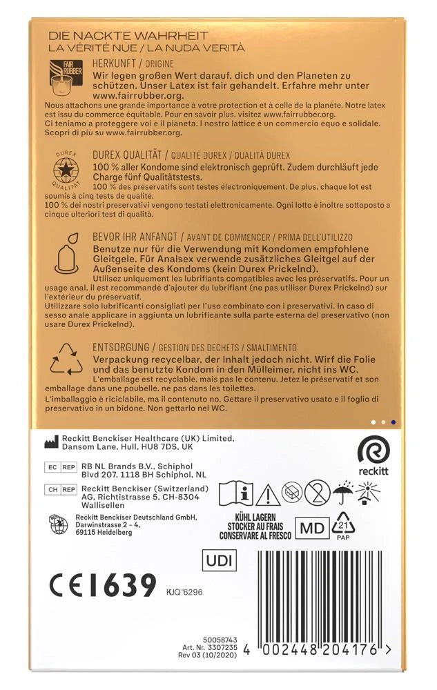 Durex Sensibilité Maximale Extra Lubrifié x10
