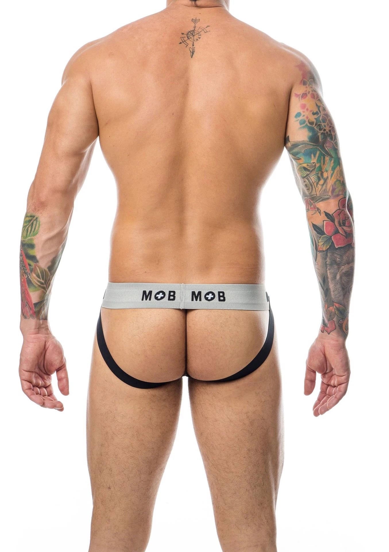 MOB Stripe Classic Jock White