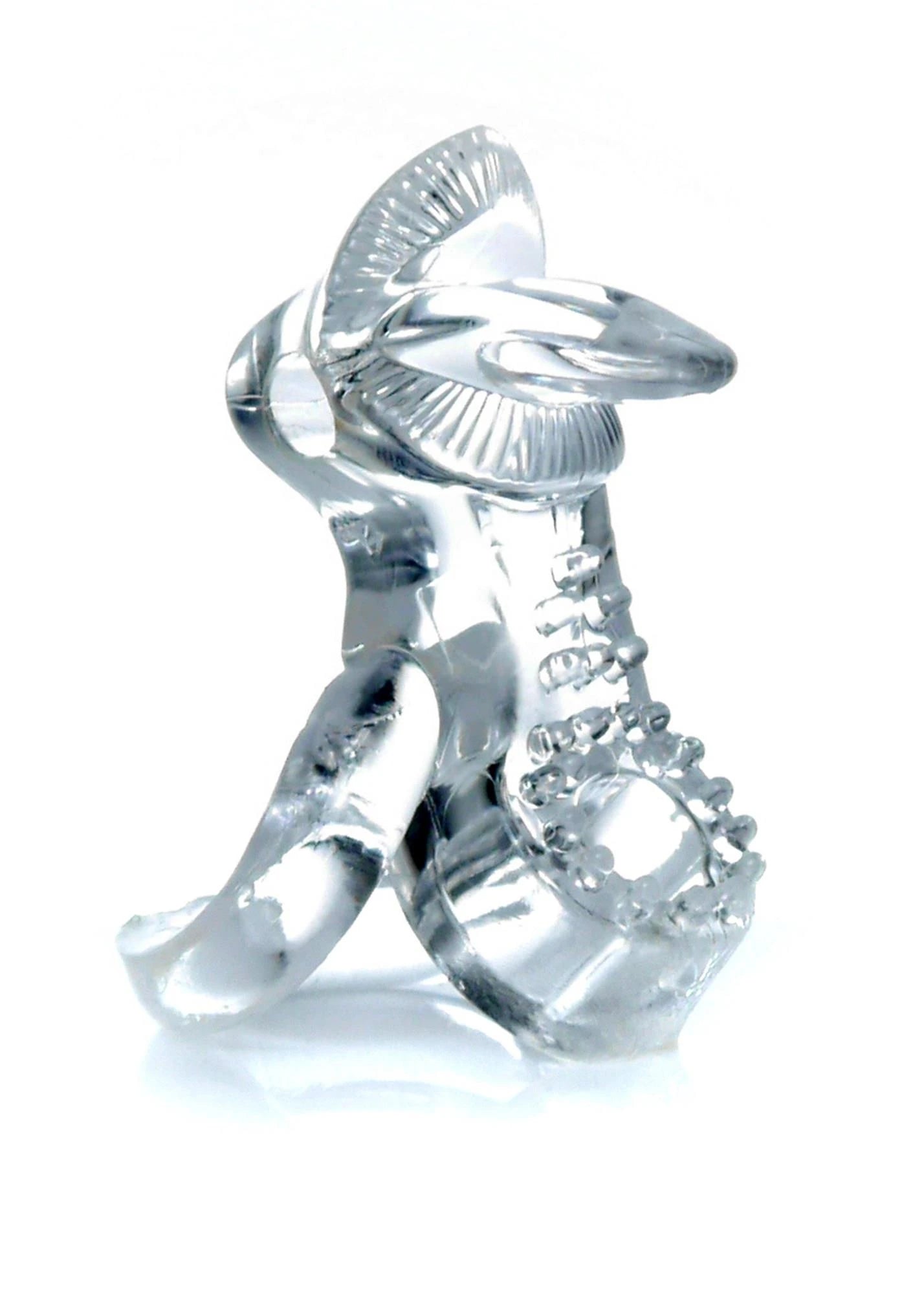 Ring-Tongue Vibro CockRing Clear