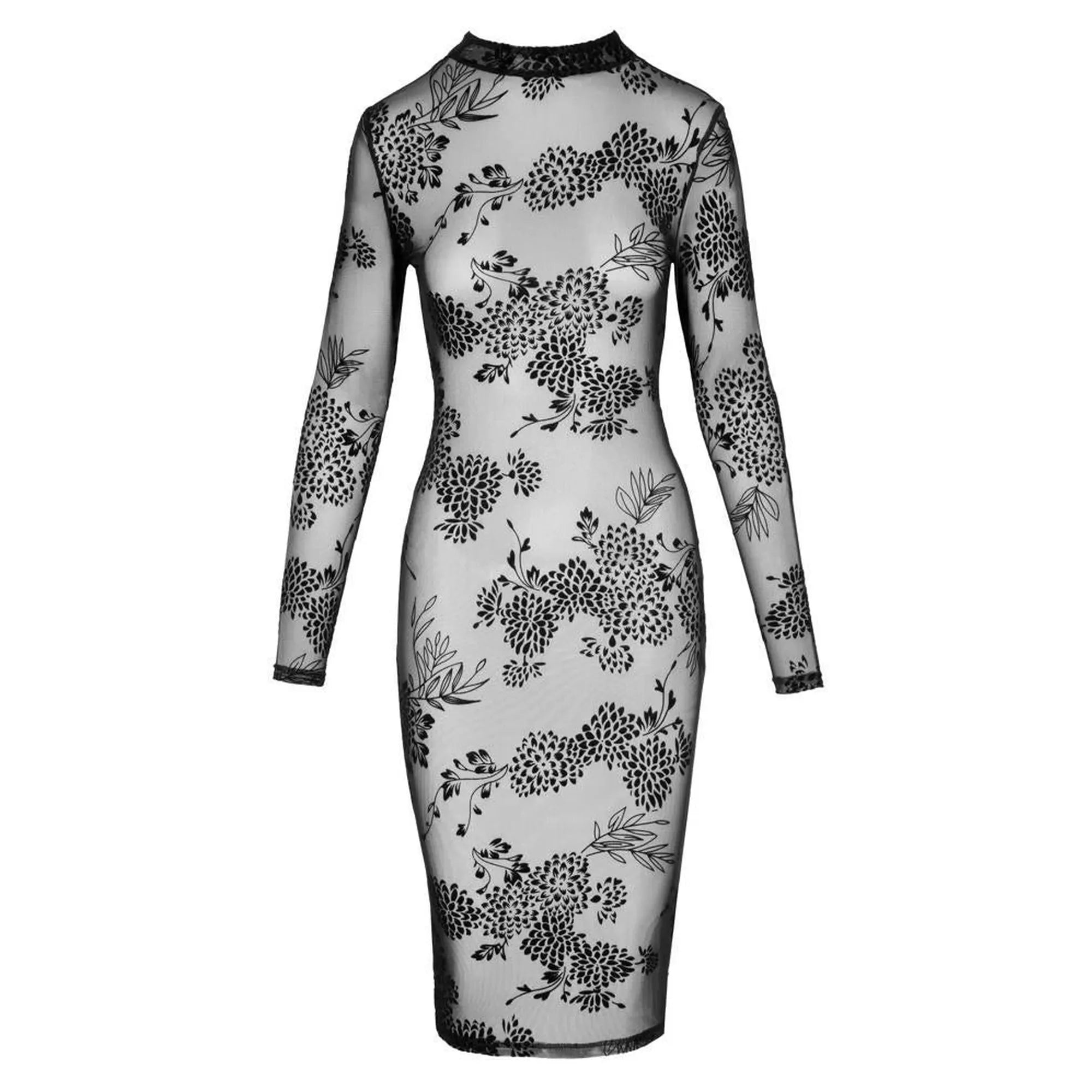 Flock Print Dress L