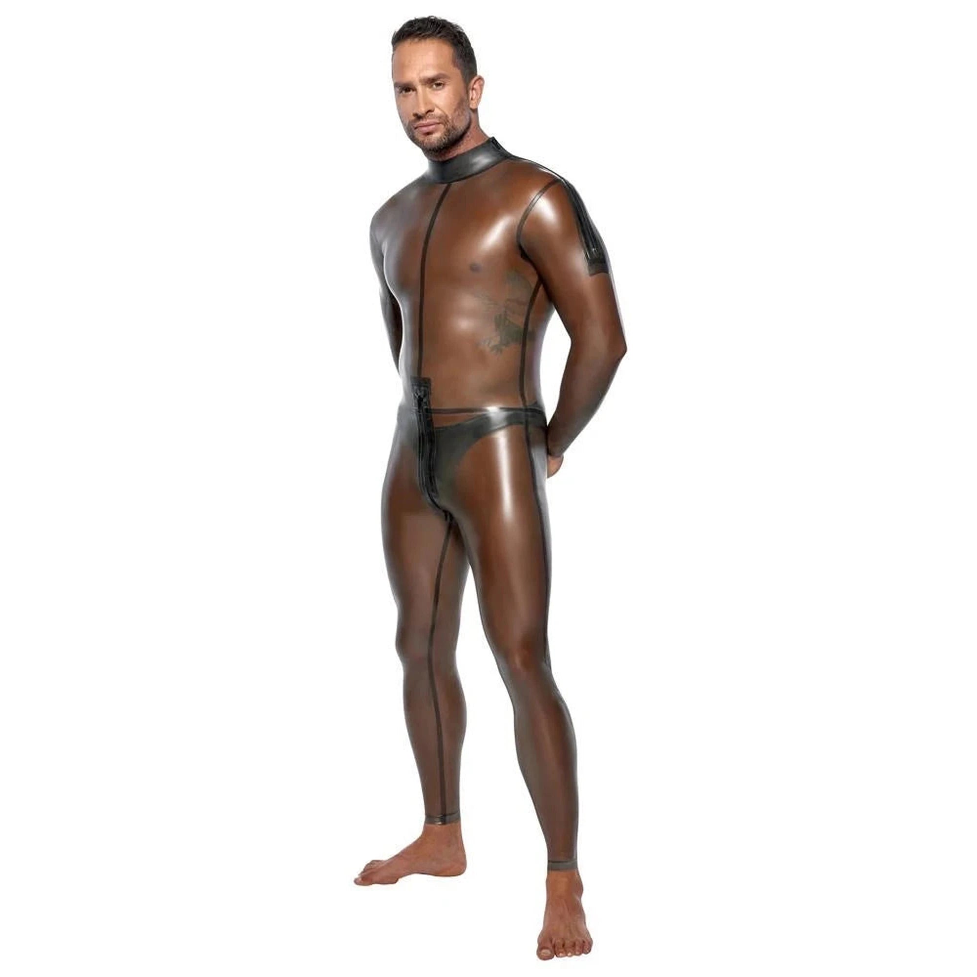 Combinaison moulante pour homme en latex S