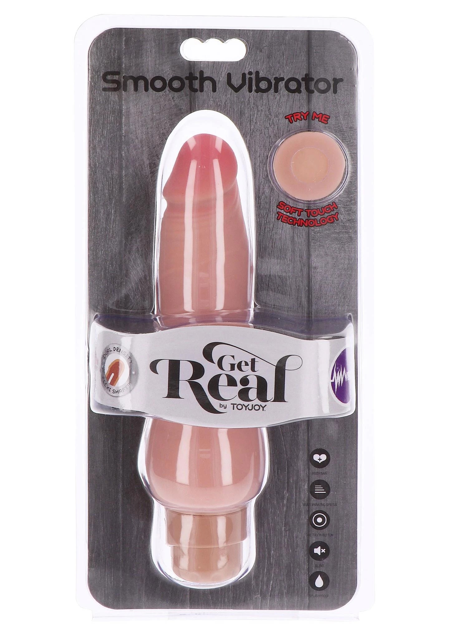 Vibrateur lisse double densité Teint clair