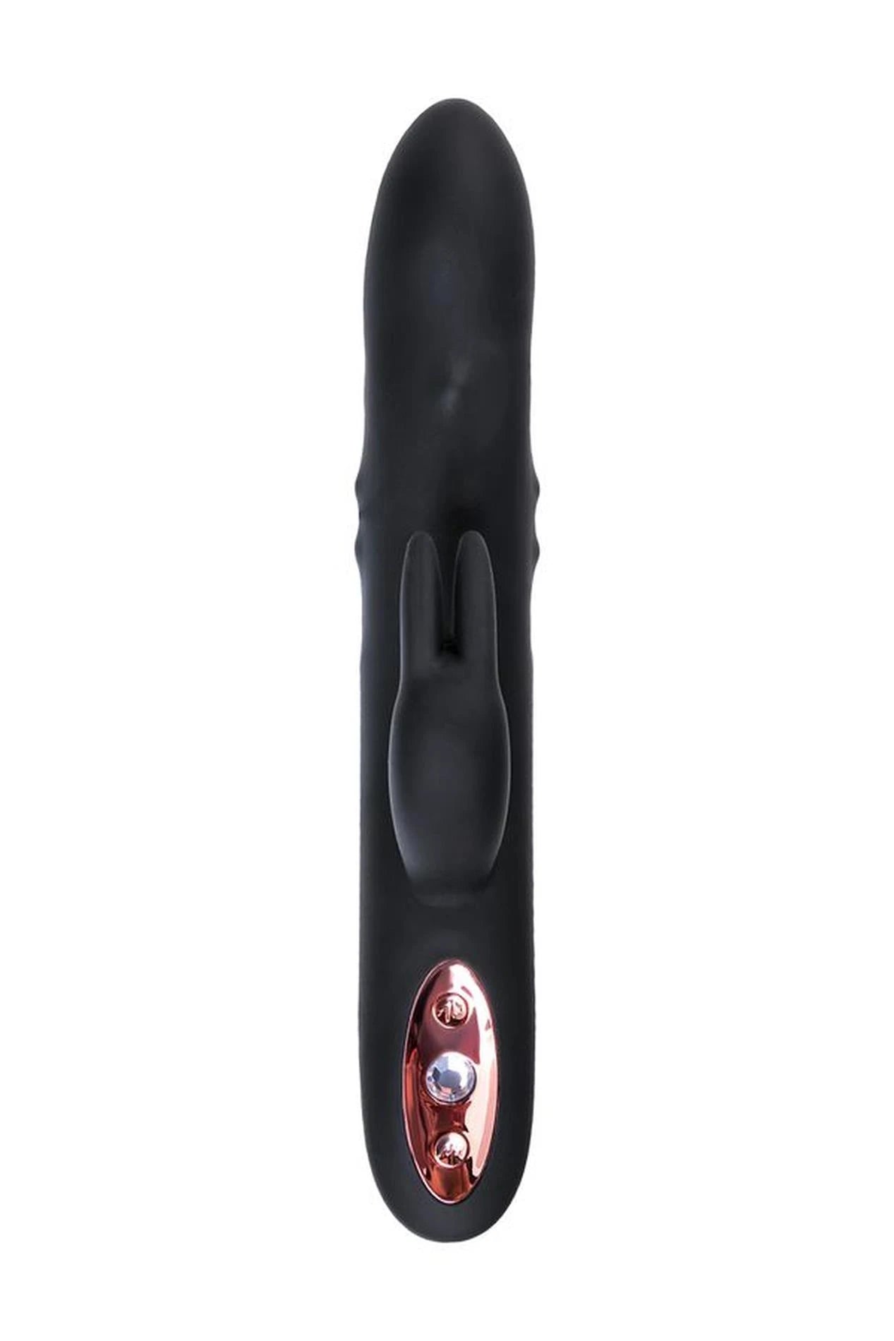 Vibromasseur WANAME D-SPLASH HAIL irréaliste, silicone, noir, 23,8 cm