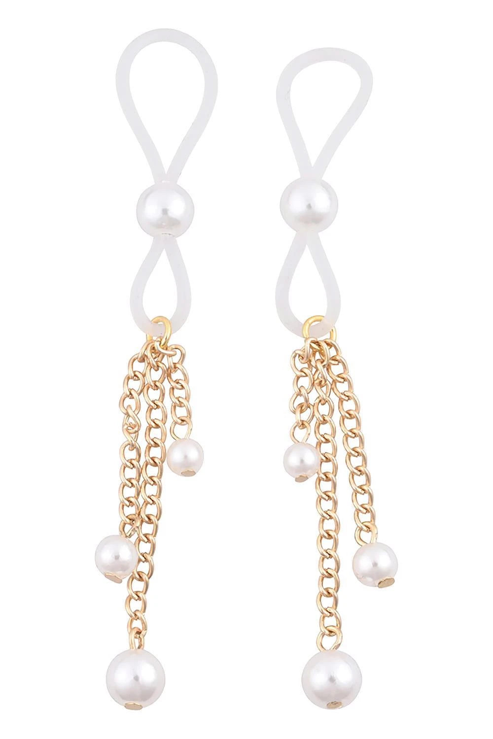 SEX AND MISCHIEF PEARL NIPPLE TIES