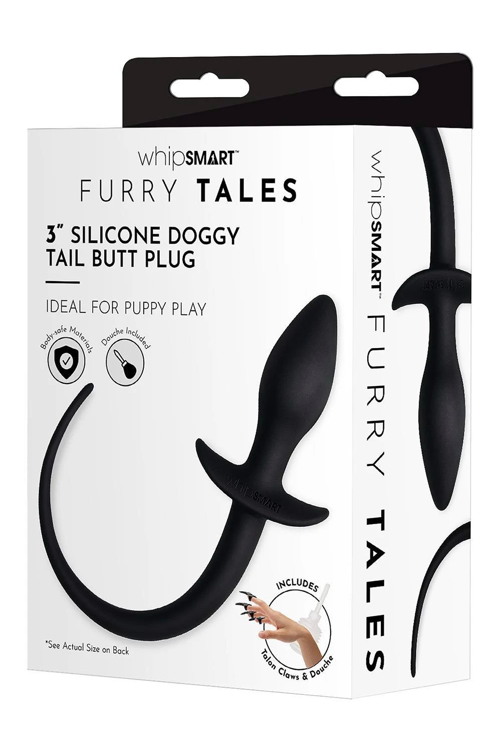 WHIPSMART 2.8 INCH PLAY TAILS SILICONE DOGGY TAIL