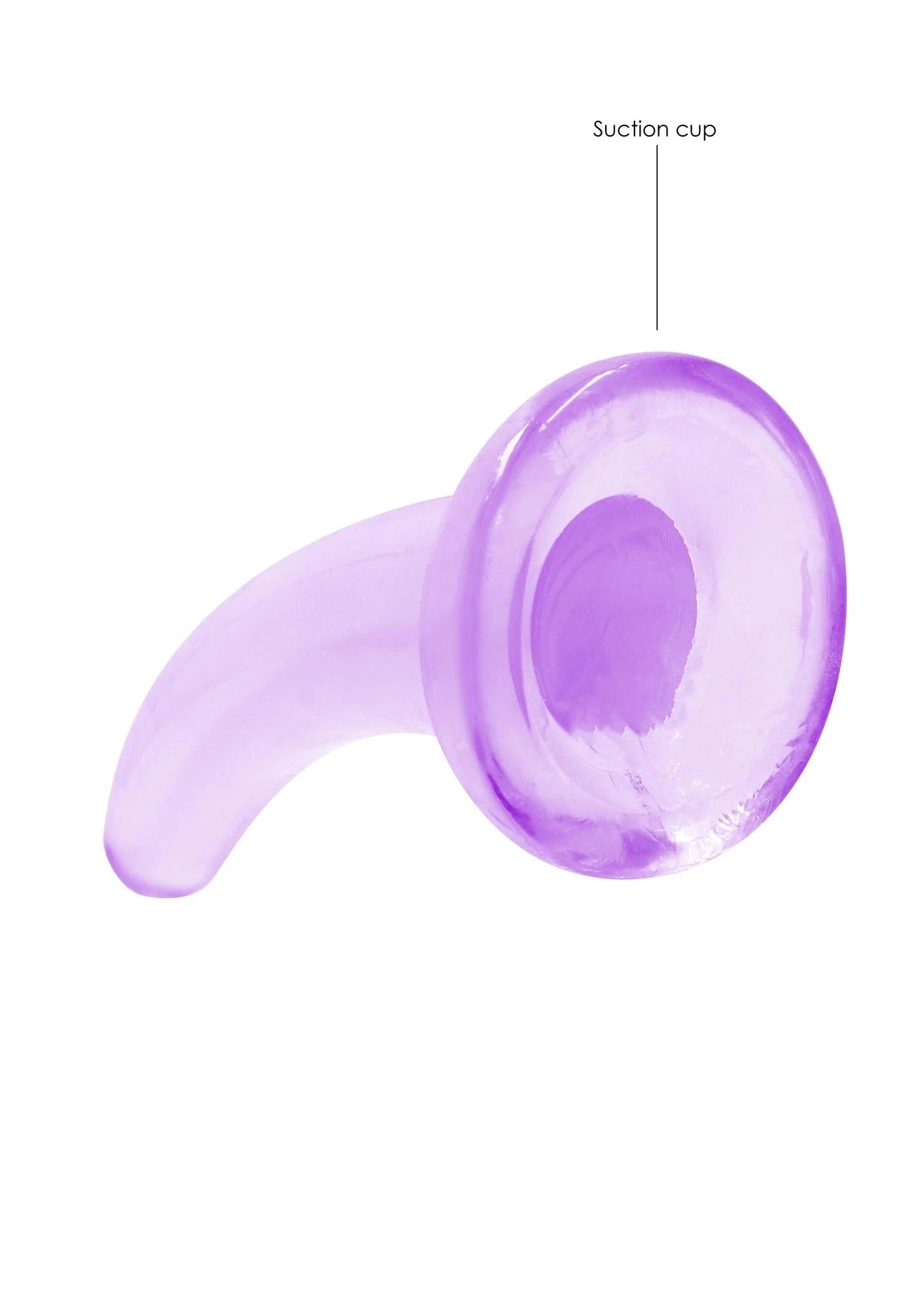 Gode non réaliste à ventouse - 4,5 po / 11,5 cm