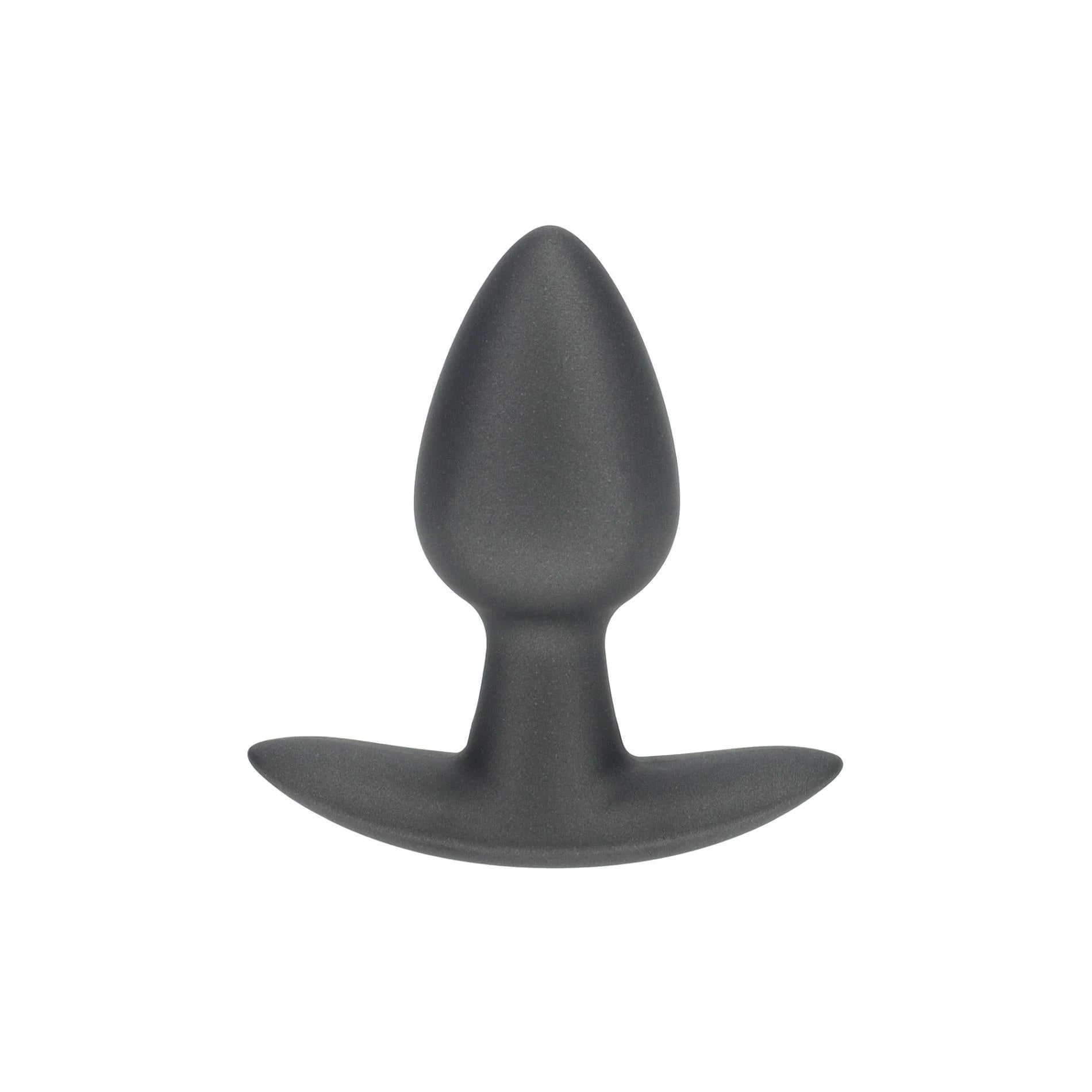 Plug anal en silicone lisse - Petit - 2.6 / 6,5 cm - Gunmetal