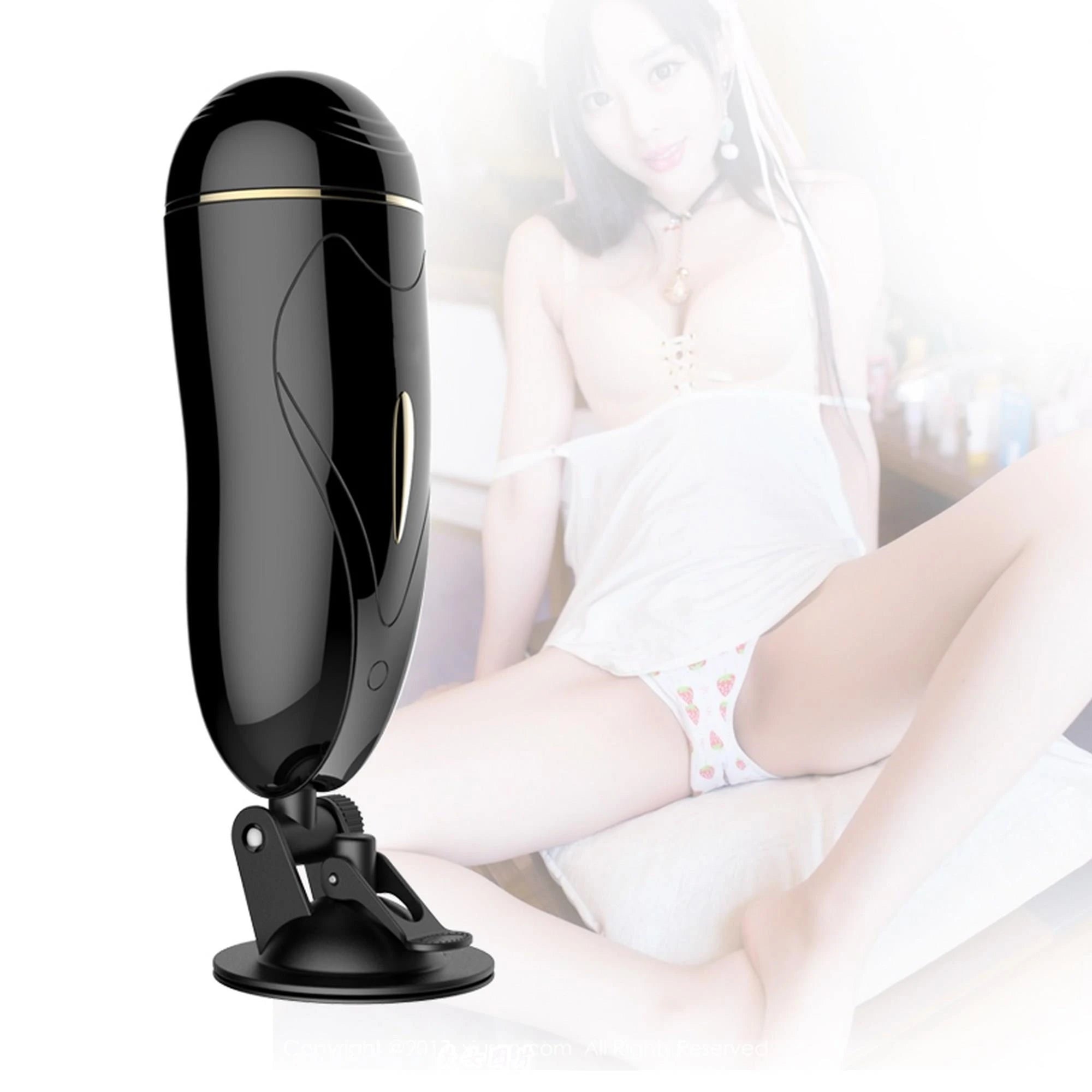 Masturbateur-Godet de Masturbation Vibrant USB 7 + Fonction Interactive / Mode Parler