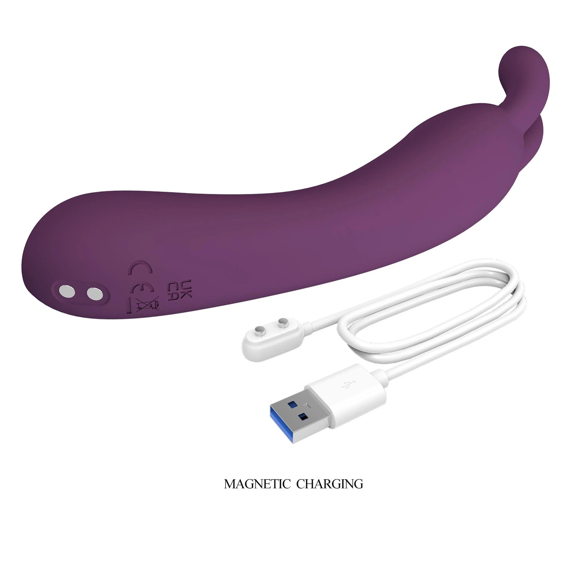 PRETTY LOVE - DJ RABBIT, 10 fonctions de vibration, Silicone, Chargement USB magnétique
