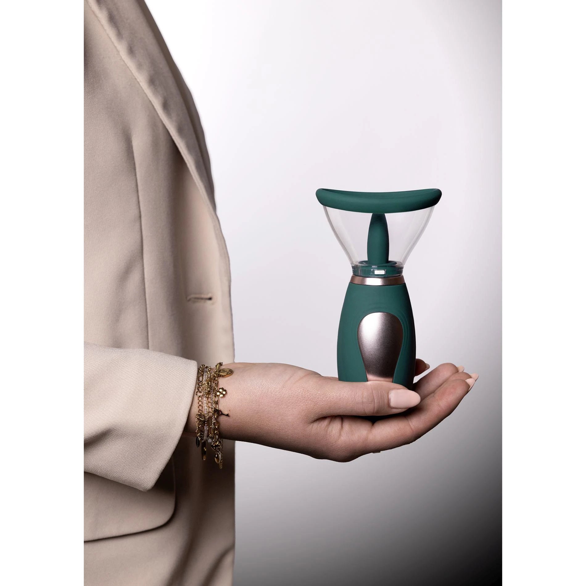 Enhance - Rechargeable Vulva and Breast Pump - Forest Green