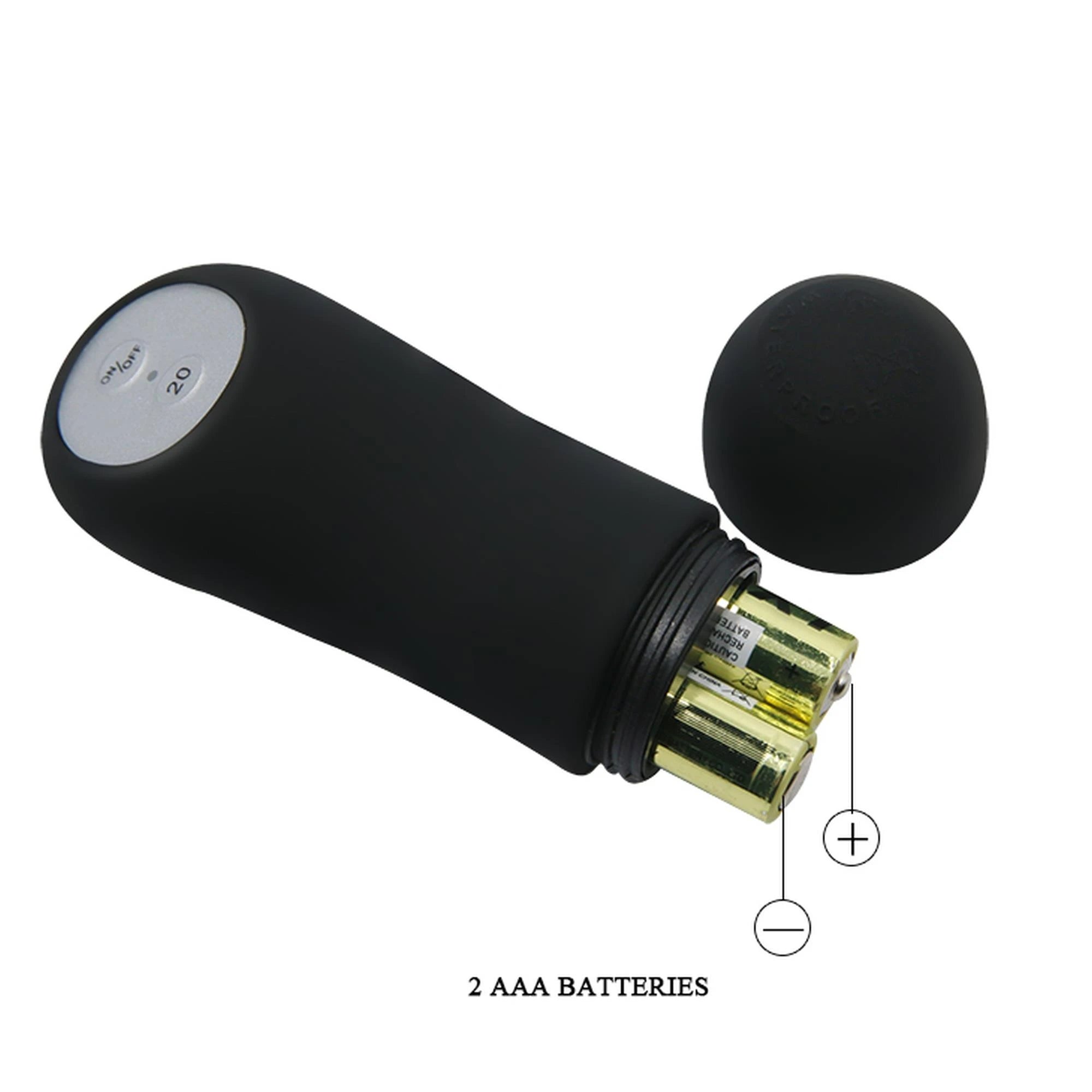 BAILE - BUTT PLUG, 20 fonctions de vibration Télécommande sans fil