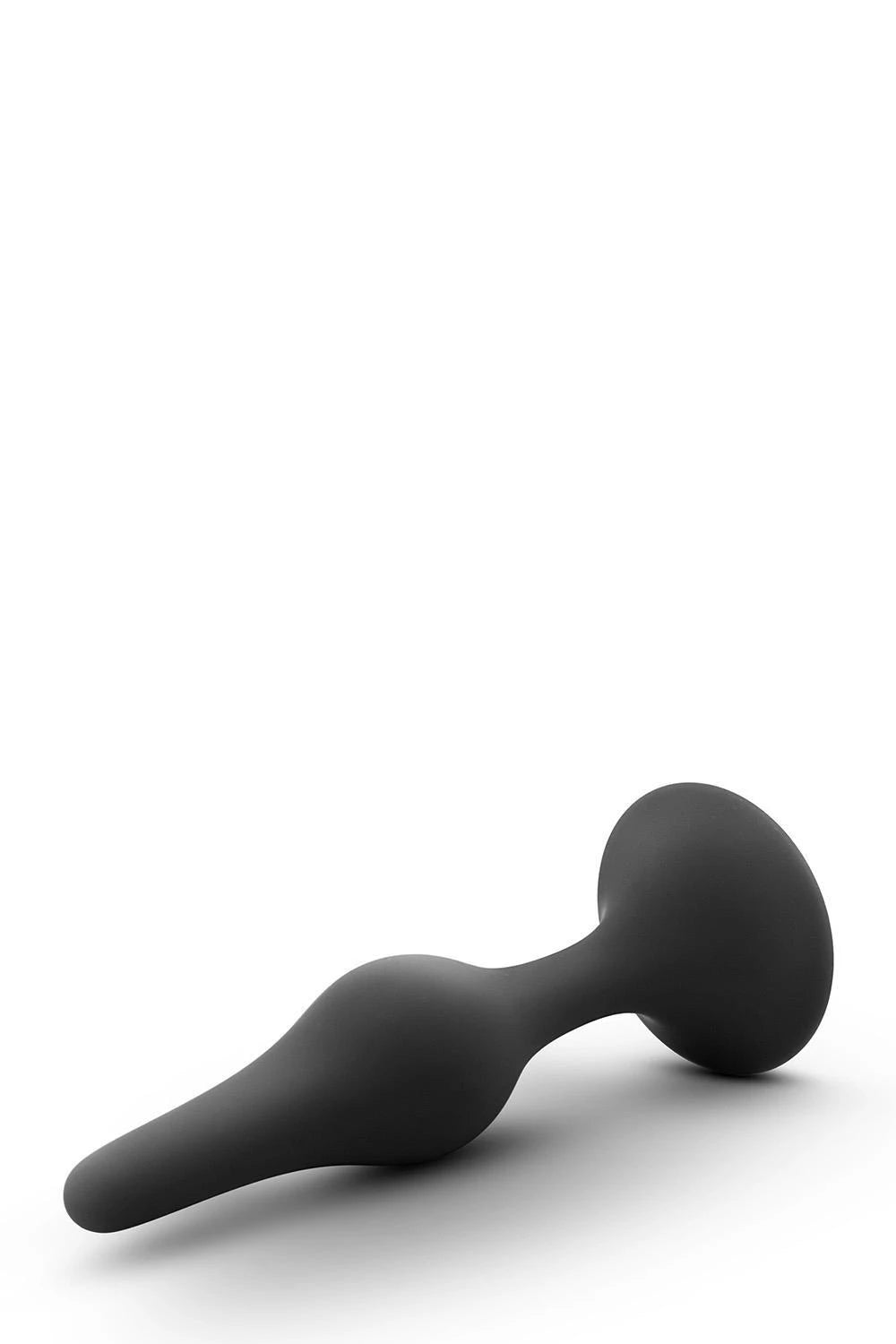 AVENTURES ANALES PLUG DÉBUTANT SILICONE PLATINE MOYEN NOIR