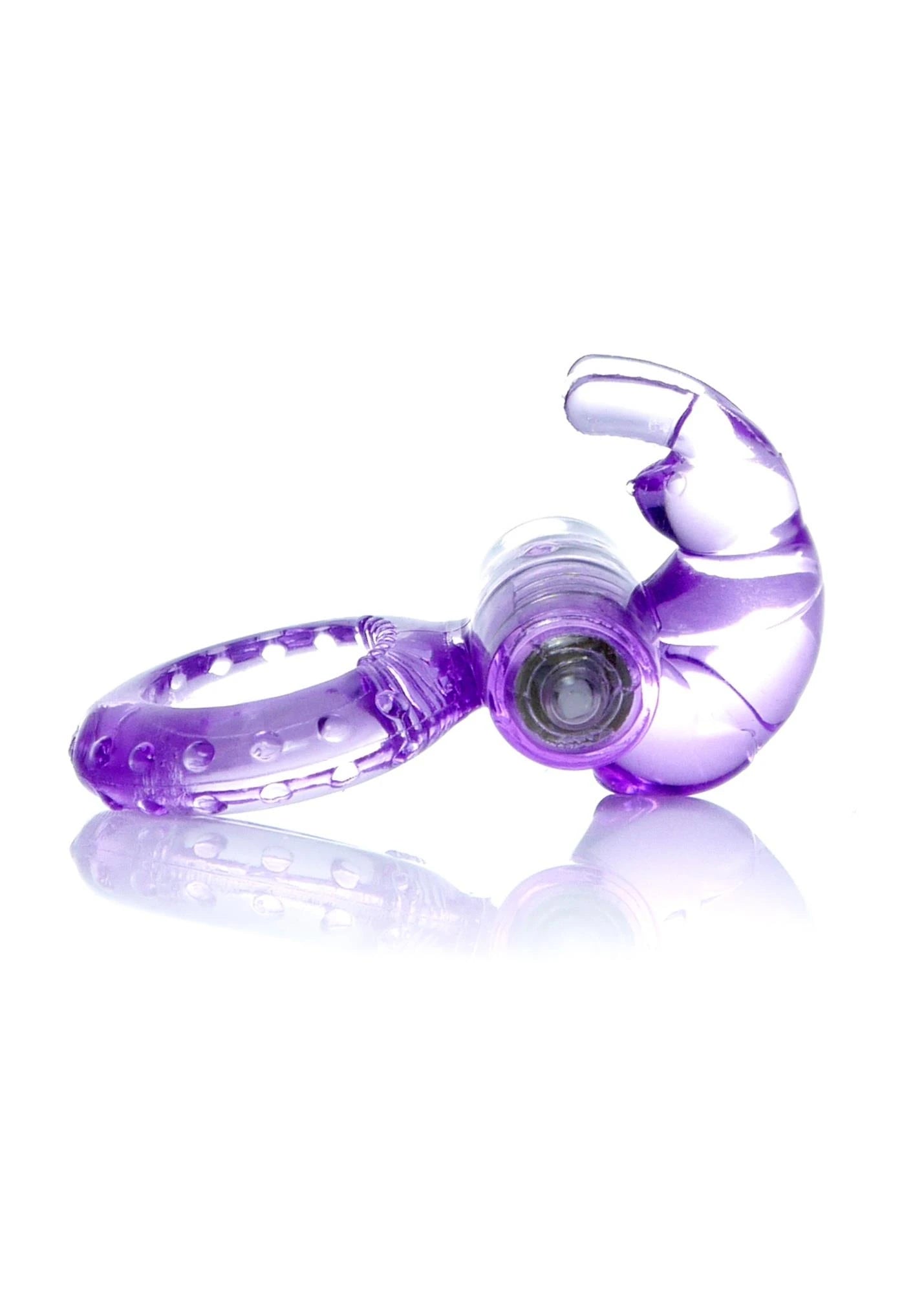 Anneau vibrant lapin Cockring violet