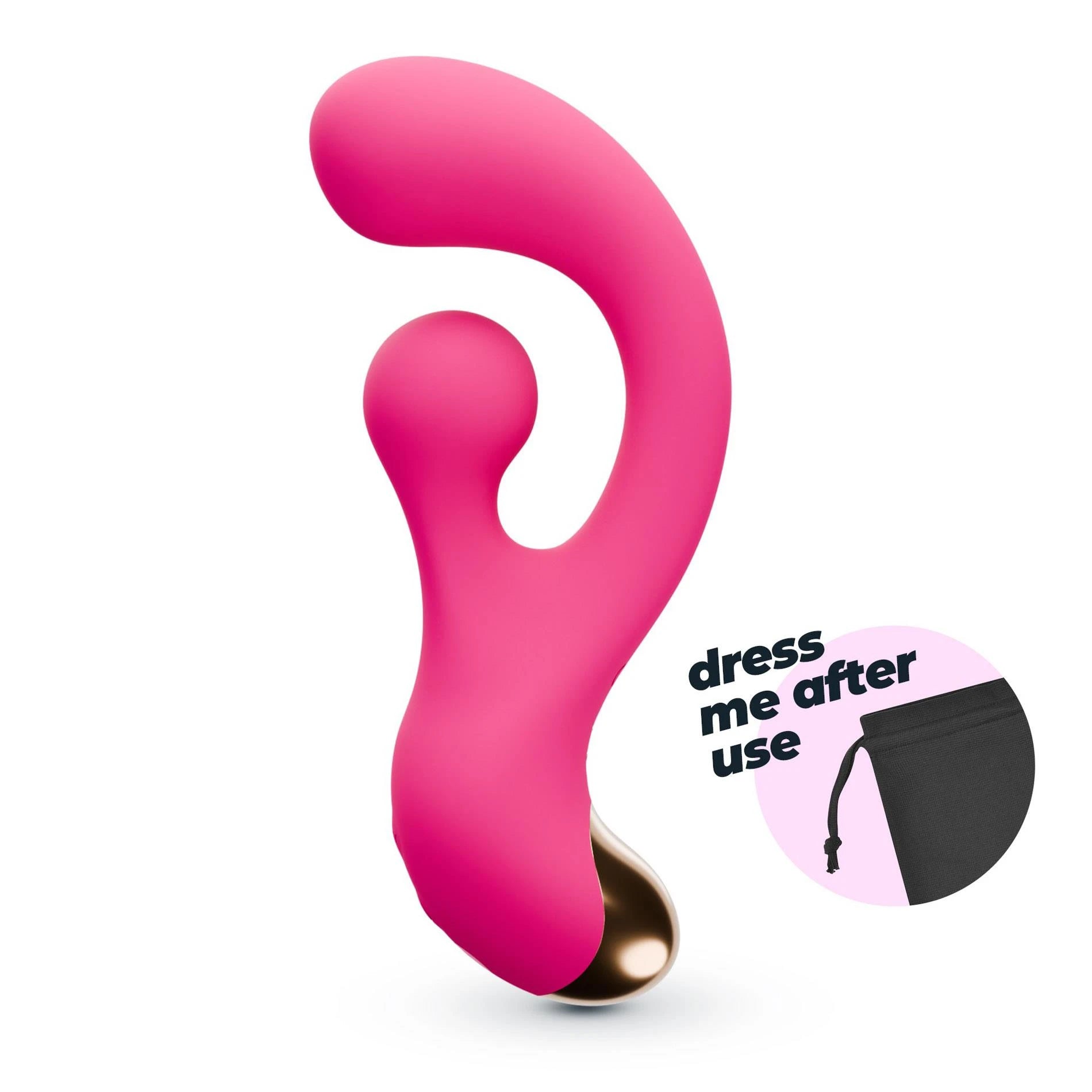 Pleaser - Vibrator with Rotating Stimulation - Pink