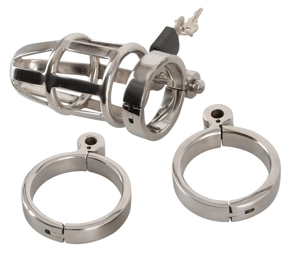 Cage de chasteté en acier inoxydable