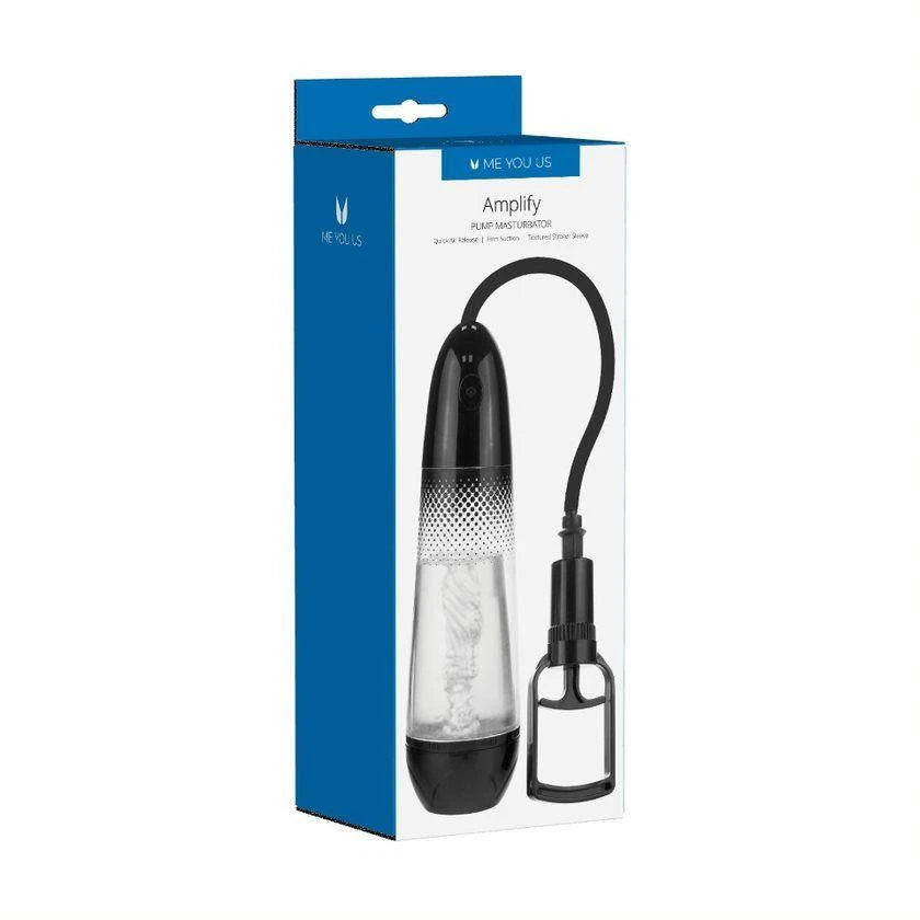 Pompka - Masturbateur amplificateur de pompe à vide pour pénis - Transparent/Noir