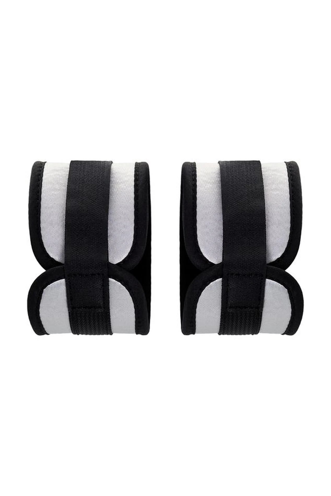 Anonymo anclecuffs, polyester, silver, 28.5 cm