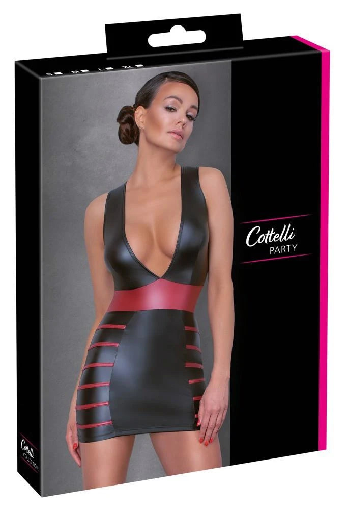 Robe noir/rouge L