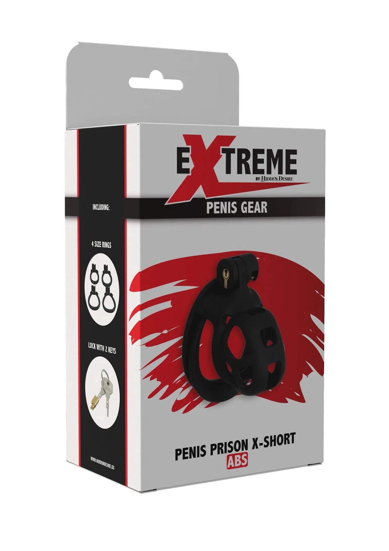 Pénis Prison Cage à Sexe Extra-Courte Noire