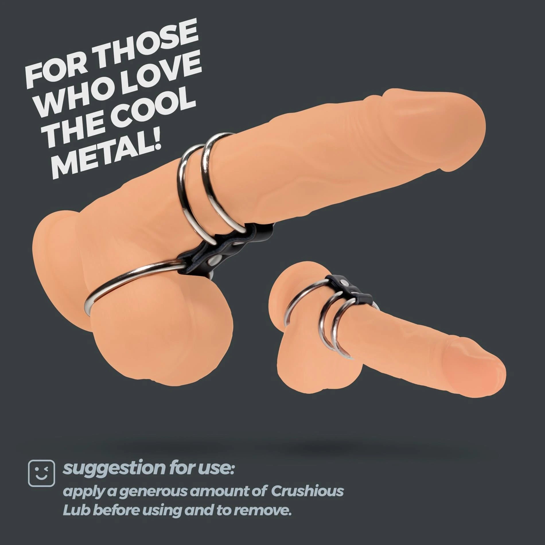 Saruman - Metal Cockring Set - Silver