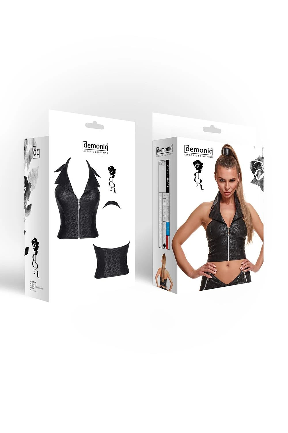 Lingerie - BRLUDMILA001 black top size XXL