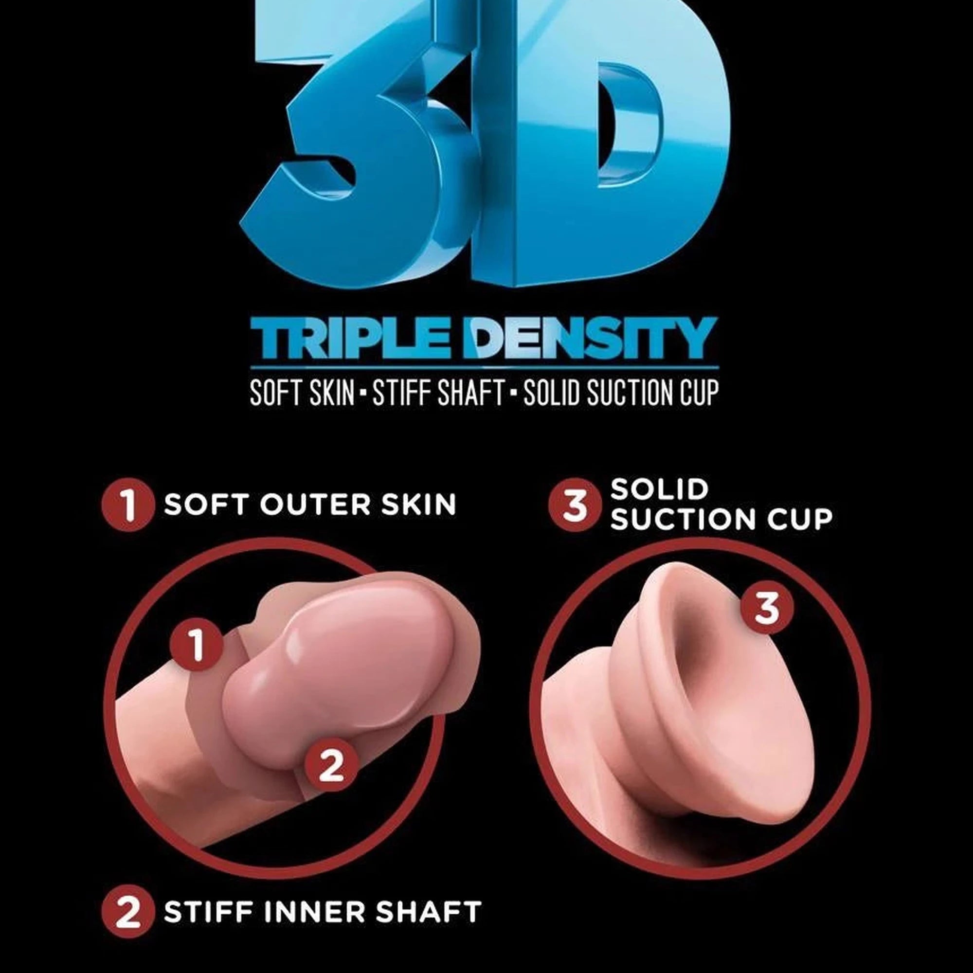 8" Triple Density Cock