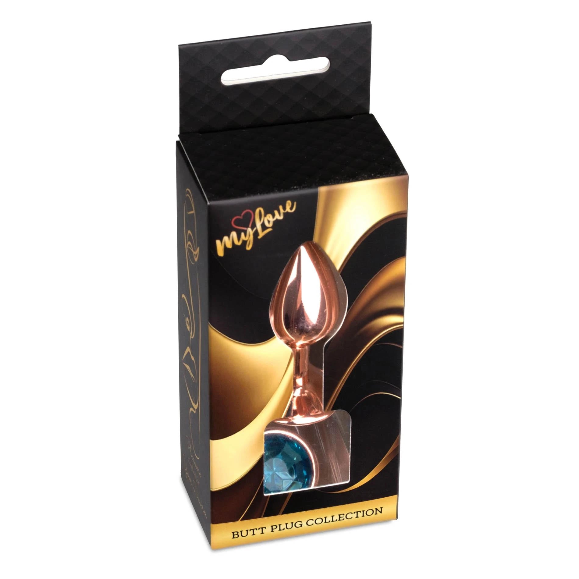 MyLove Toys - Bijoux Red Gold PLUG- Light Blue