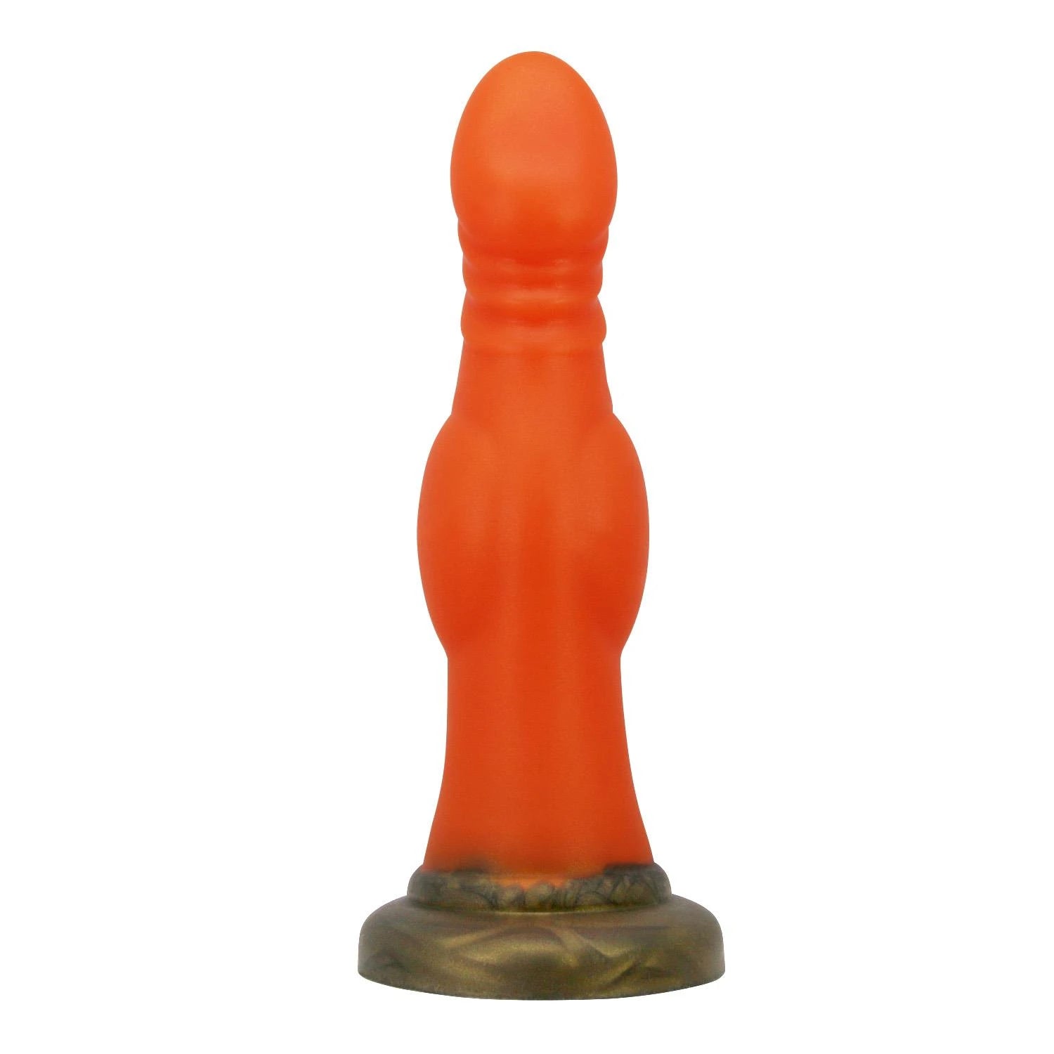 Power Monsters Blazeheart Charger – Gode en silicone strié monstre de 18,5 cm