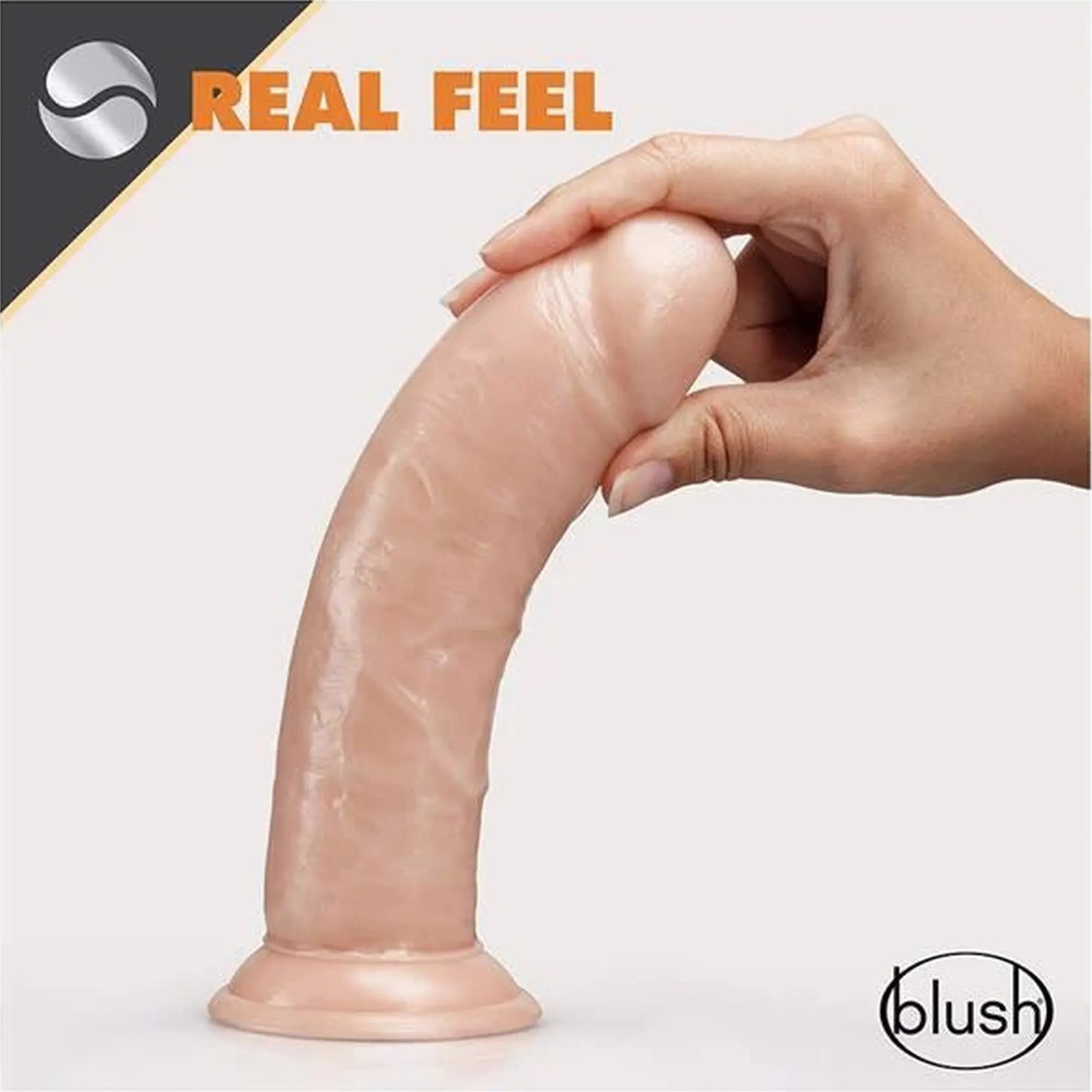 DR. SKIN 8INCH SELF LUBRICATING DILDO