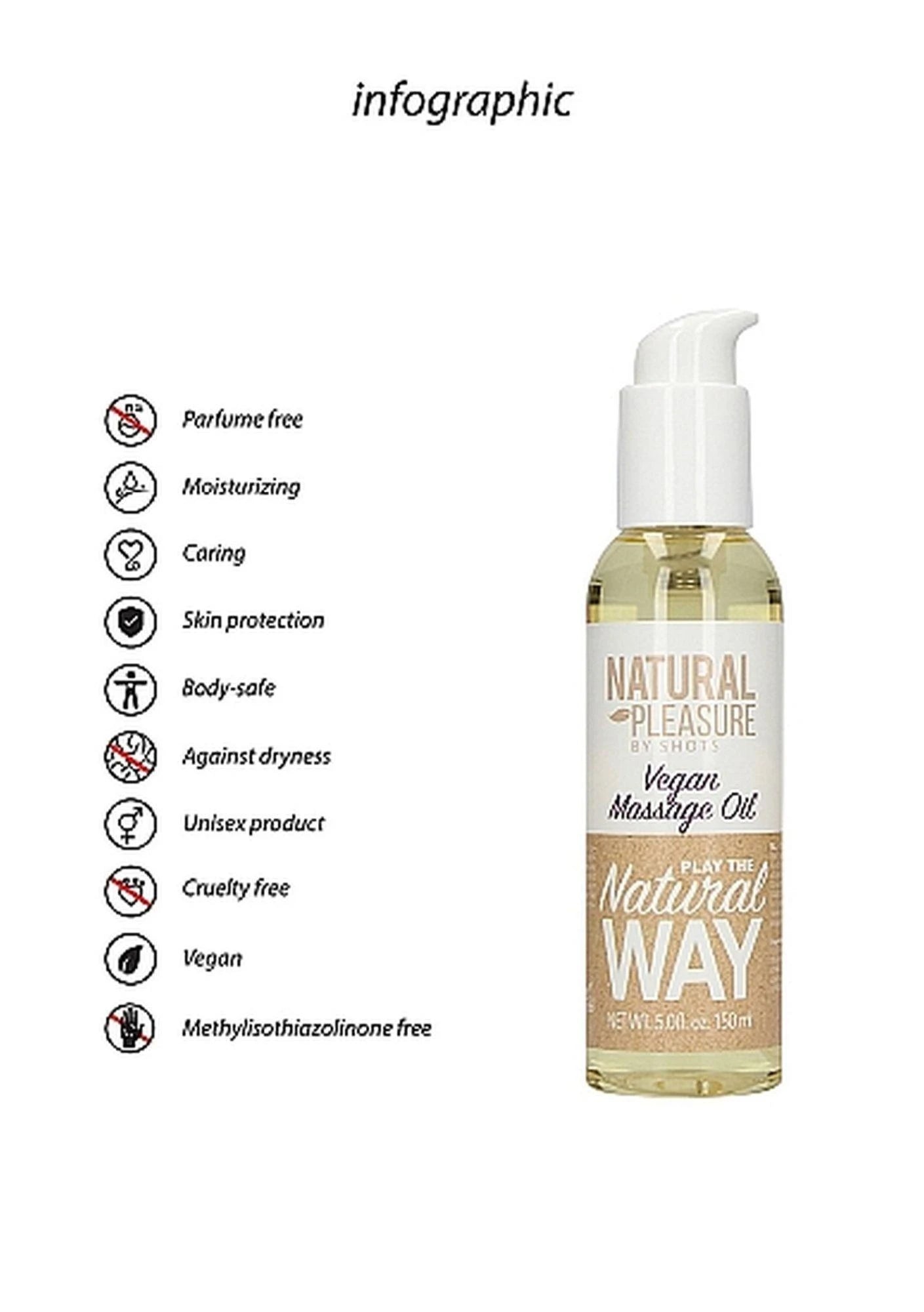 Vegan Massage Oil - 5 fl oz / 150 ml