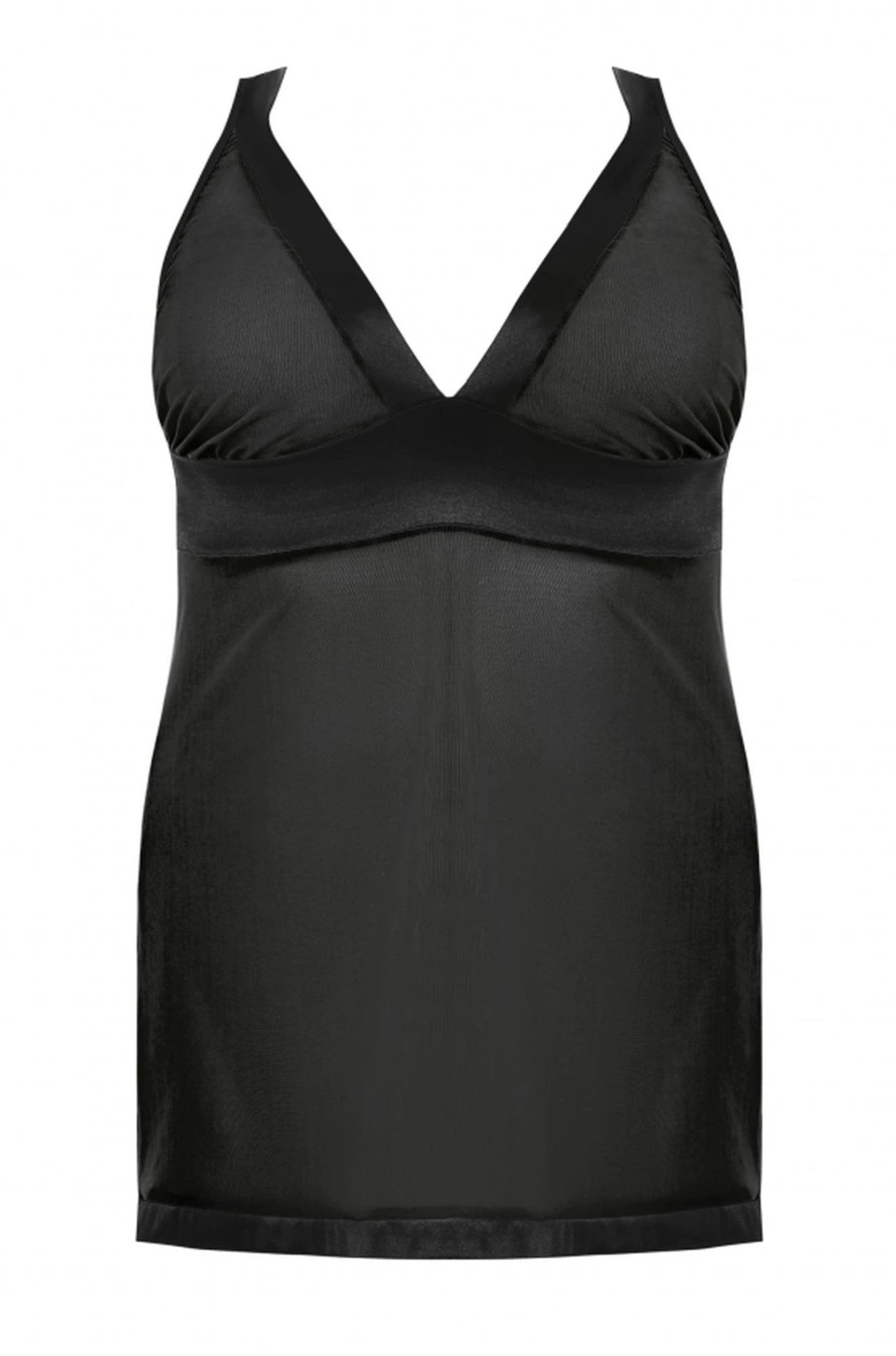 Samara chemise noire XL+ (czarna halka)