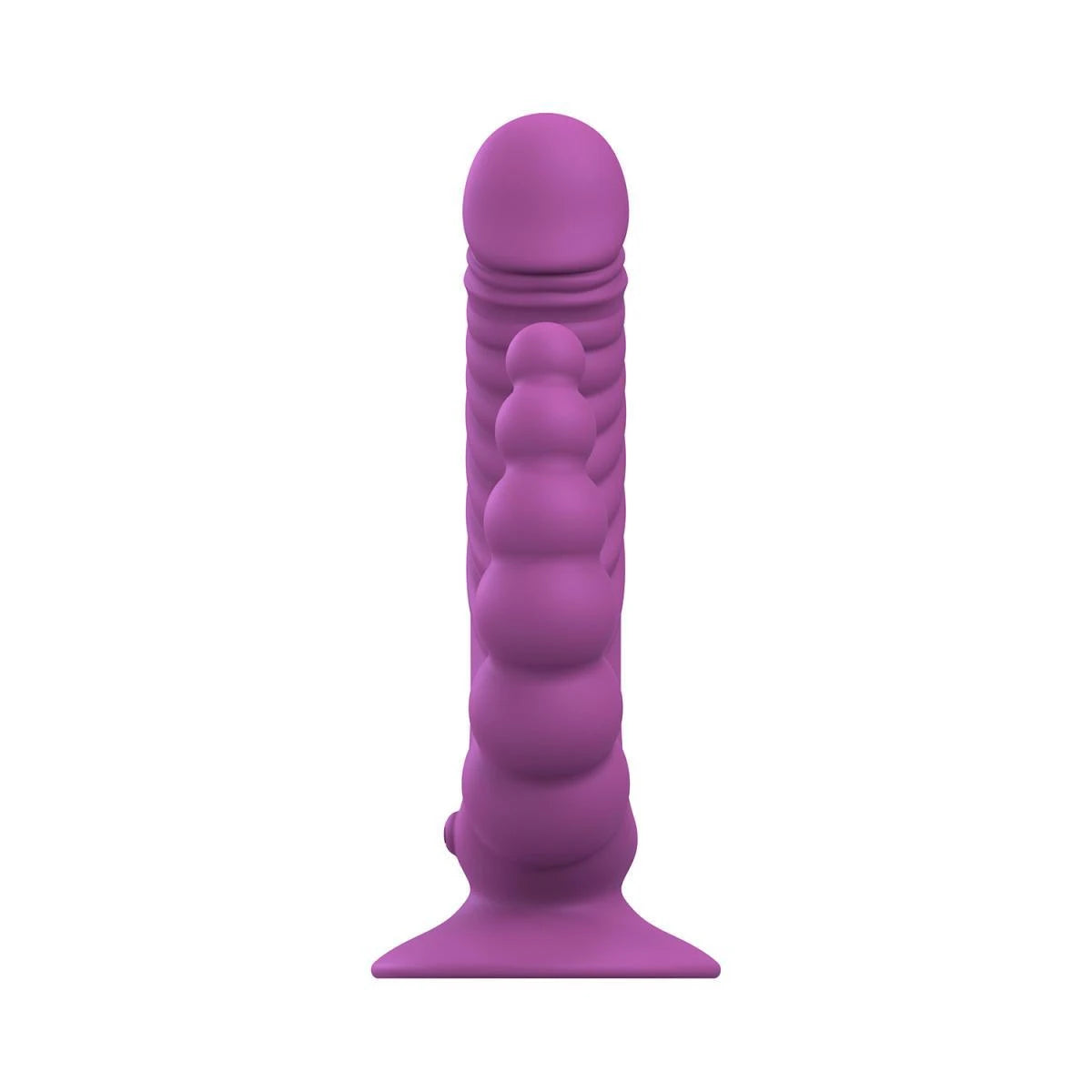Teazers - Double Vibrator with Suction Cup and Remote - Purple