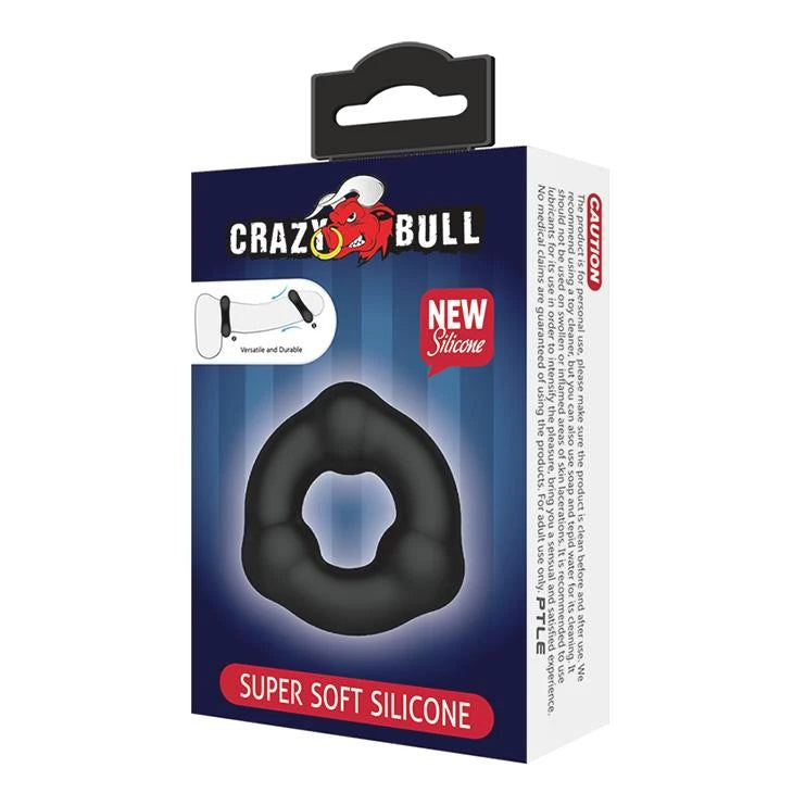 CRAZY BULL - ANNEAU SUPER DOUX - TRIANGLE EN SILICONE