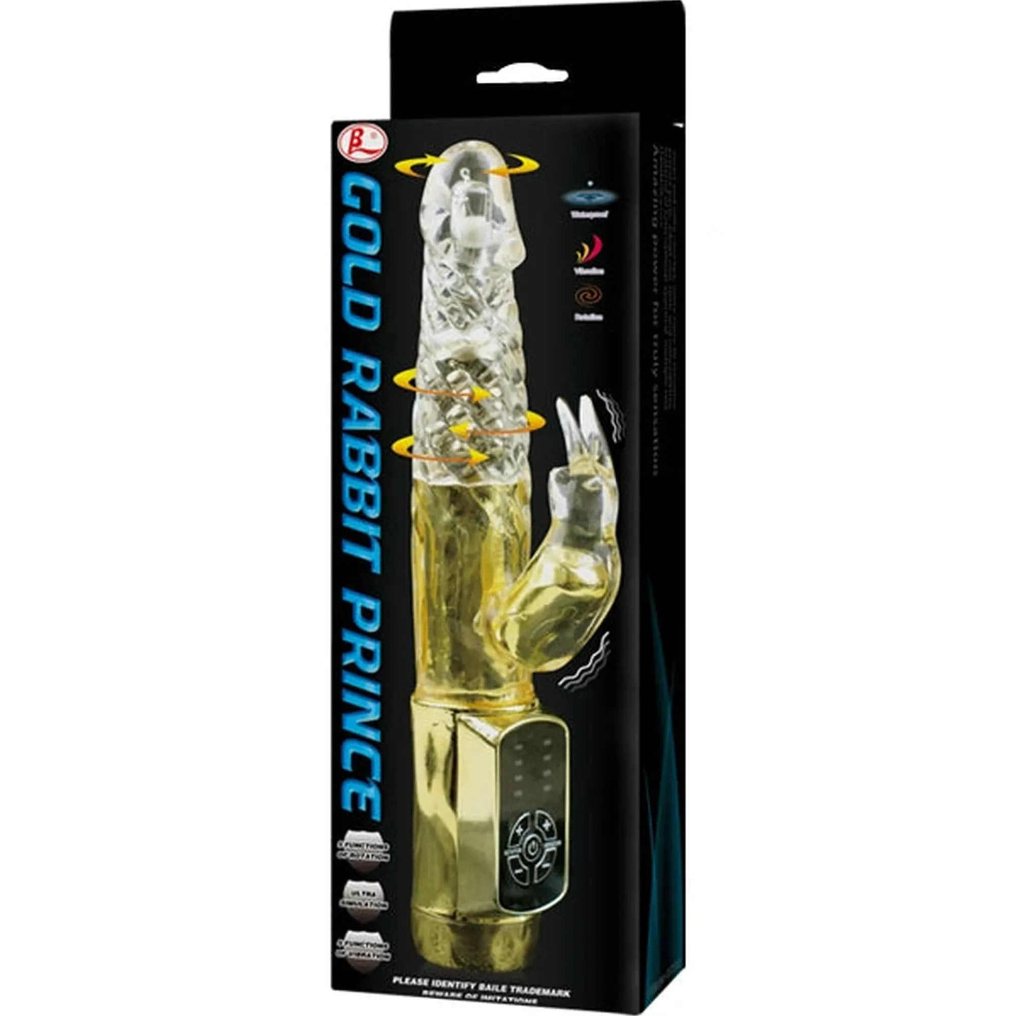 BAILE - COLD RABBIT PRINCE, 12 vibration functions 4 rotation functions