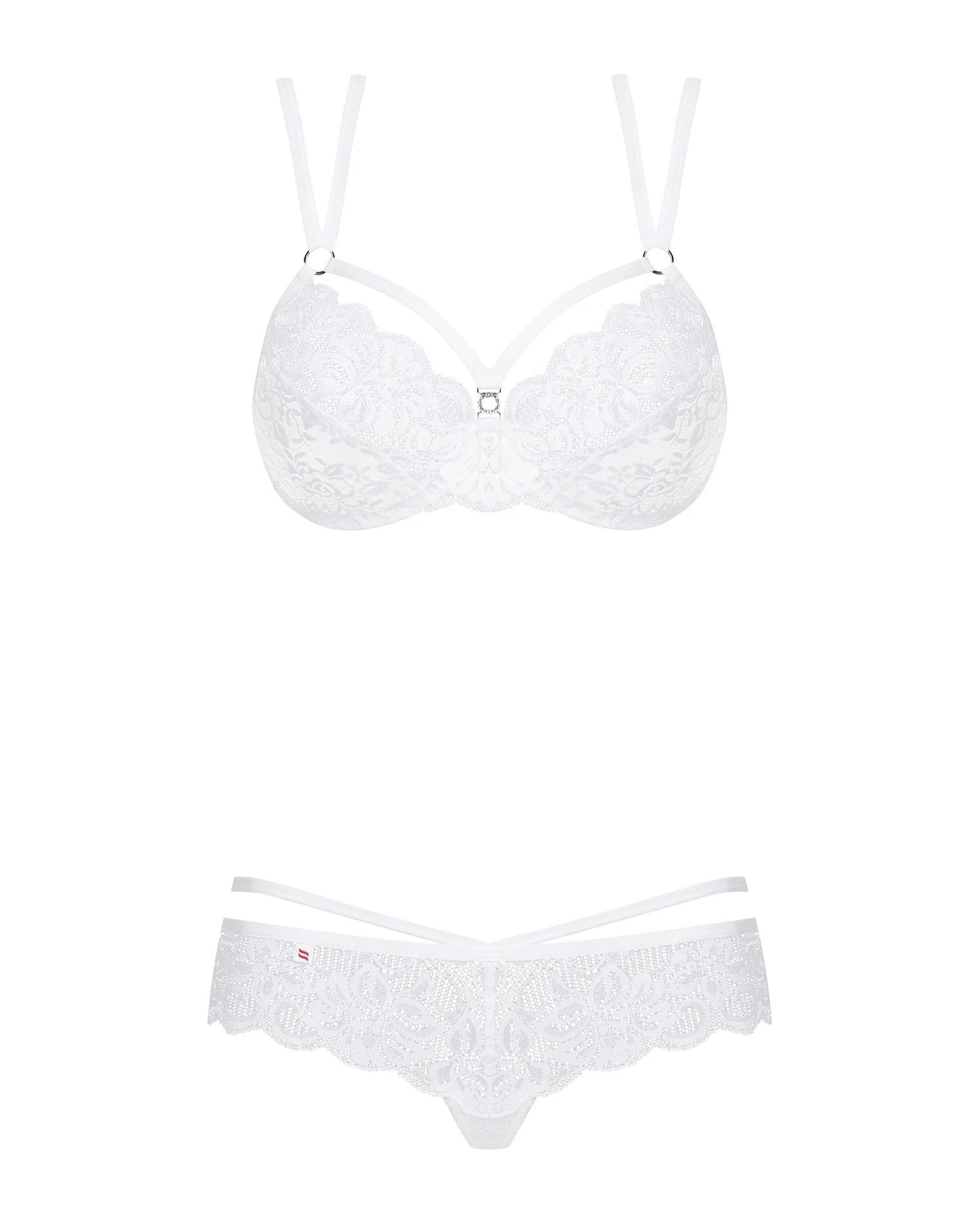 Lingerie-860-SET-2 2-piece set white L/XL