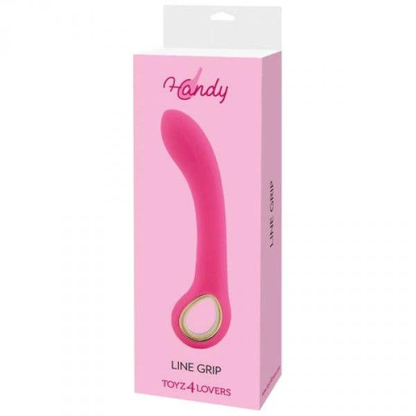 Vibrator-CLASSIC VIBRATOR HANDY LINE GRIP PINK