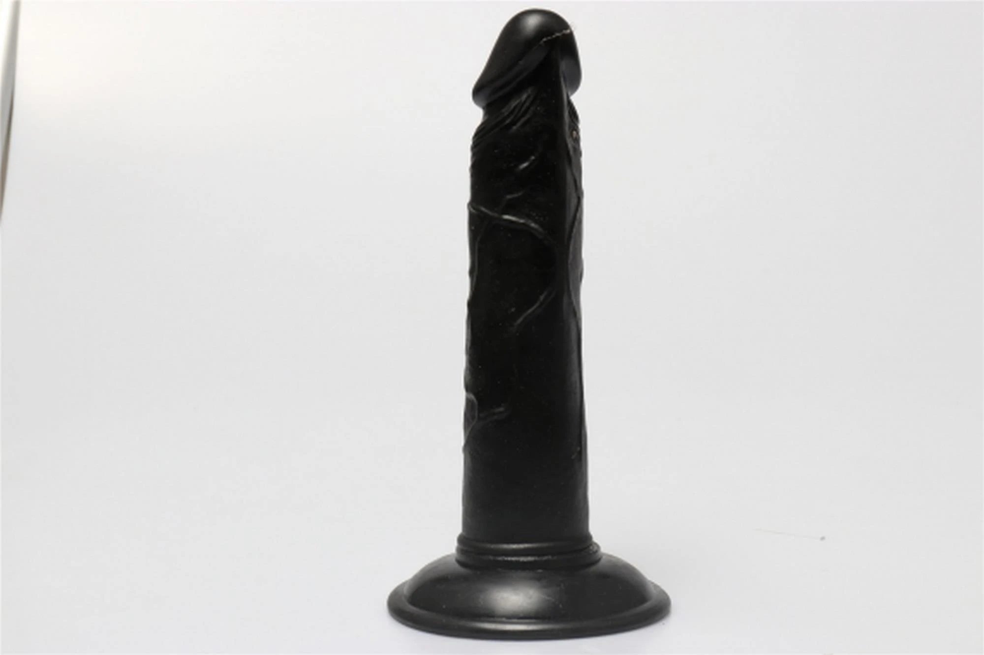 Rocket John 7.5 inch Black Realistic Dildo 7.5 inch / 19 cm