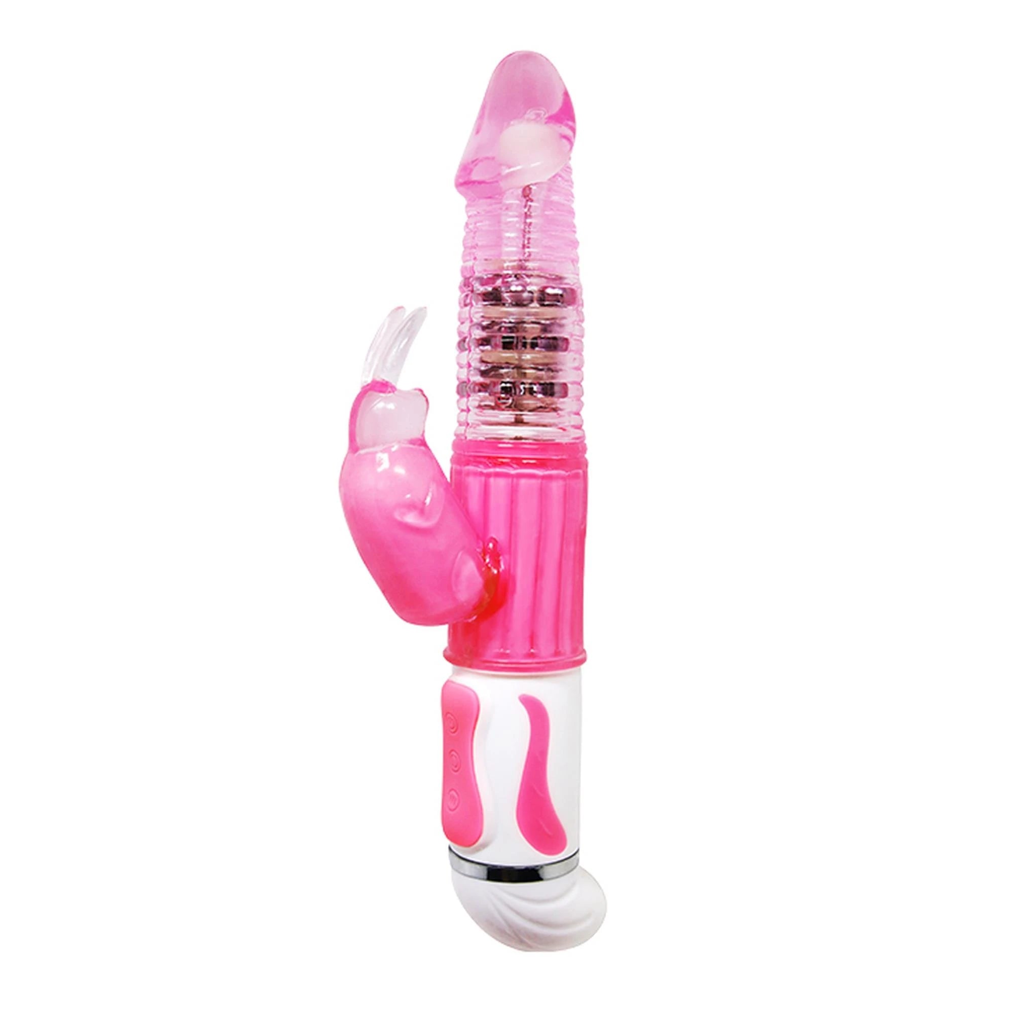 BAILE- Fasination Vibrator Rose, 12 fonctions de vibration, 4 fonctions de rotation