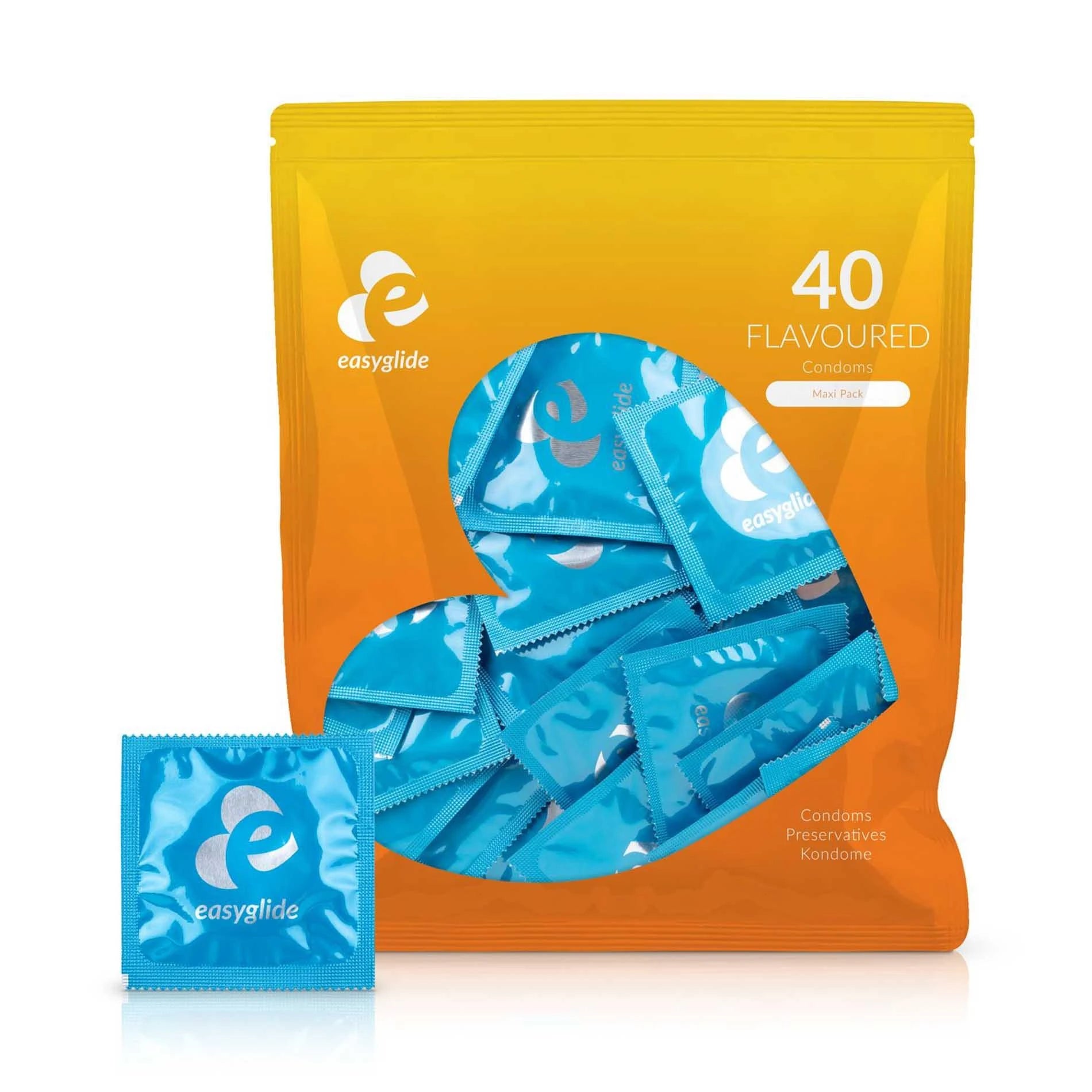 EasyGlide - Préservatifs parfumés 40 pièces